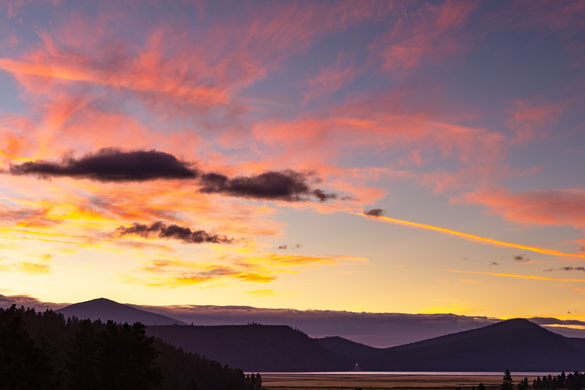 Grounds of the Running Y Ranch resort near Klamath Falls, Oregon