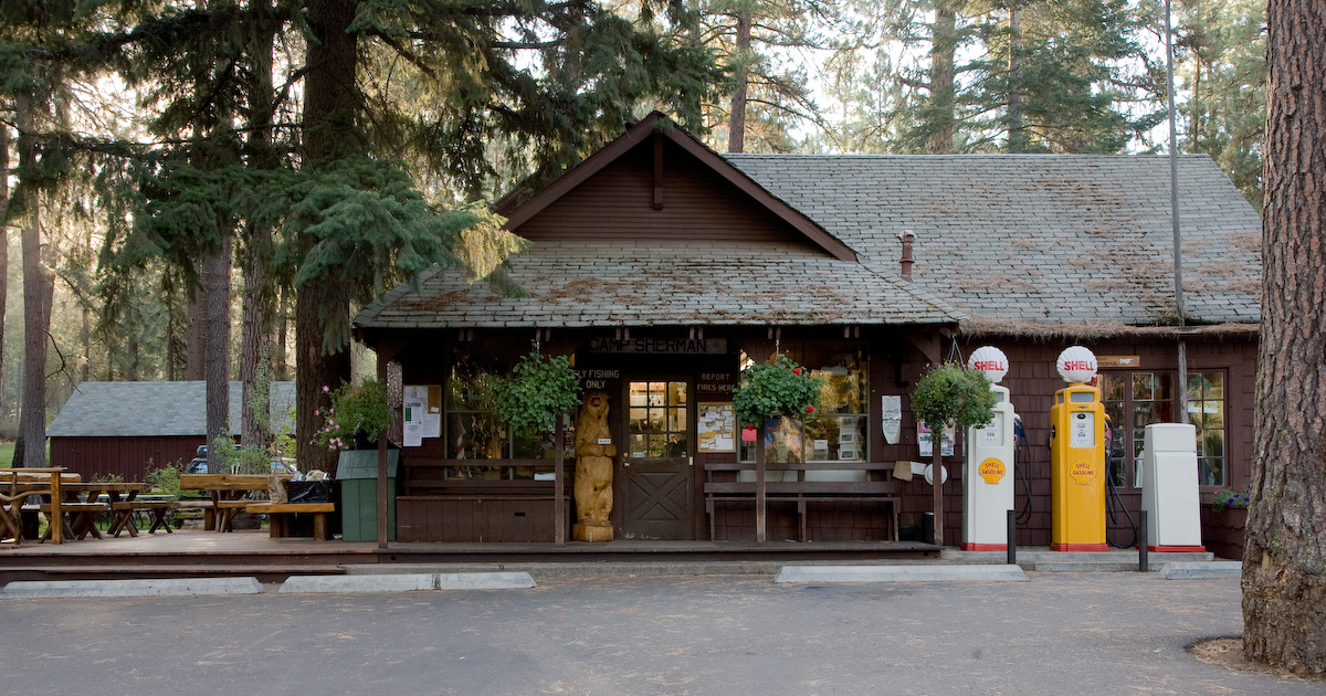 The Camp Sherman Store, the small general store in Camp Sherman, Oregon