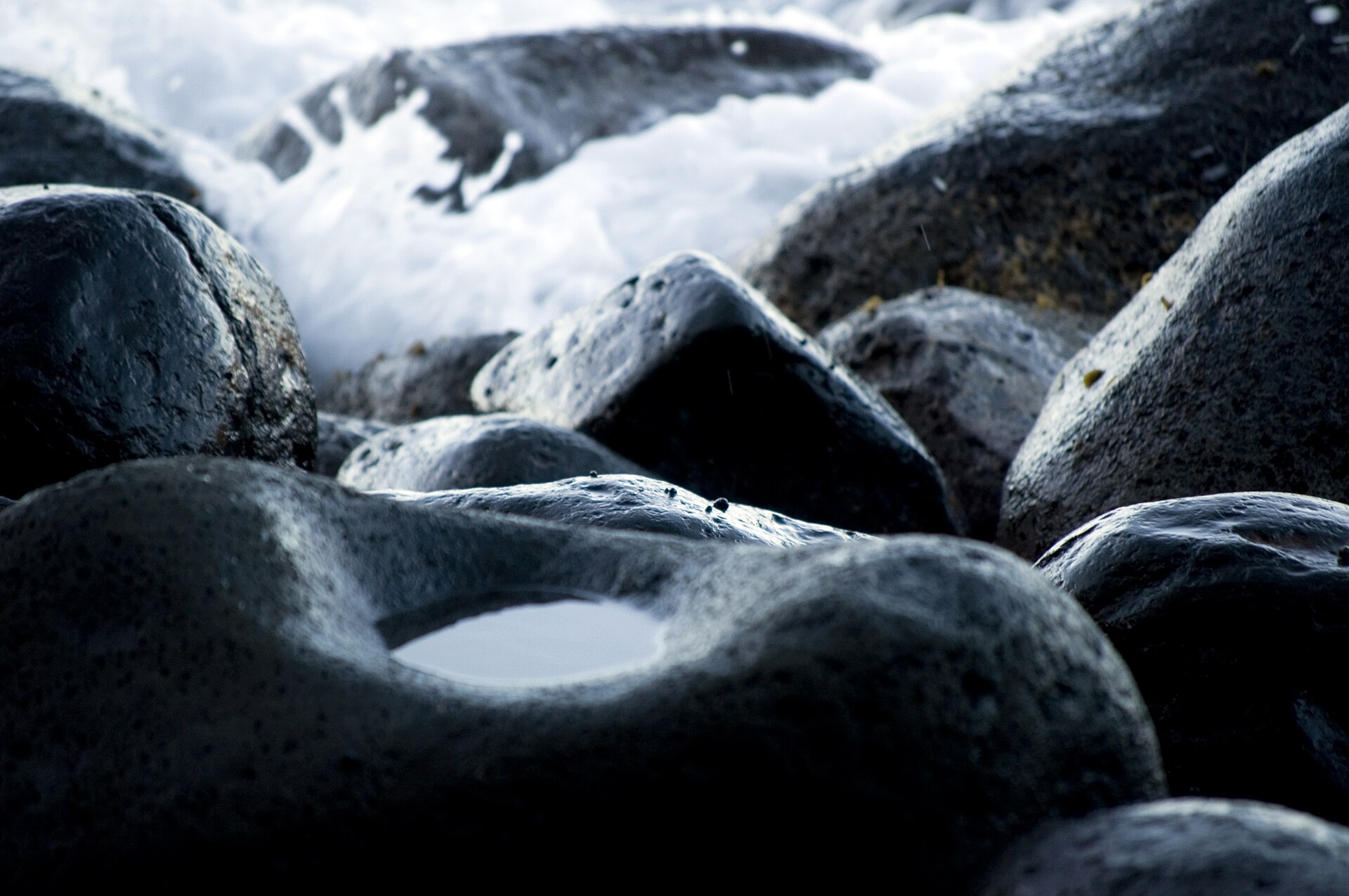 Beach on the Kohala coast near Kapaau, Hawaii