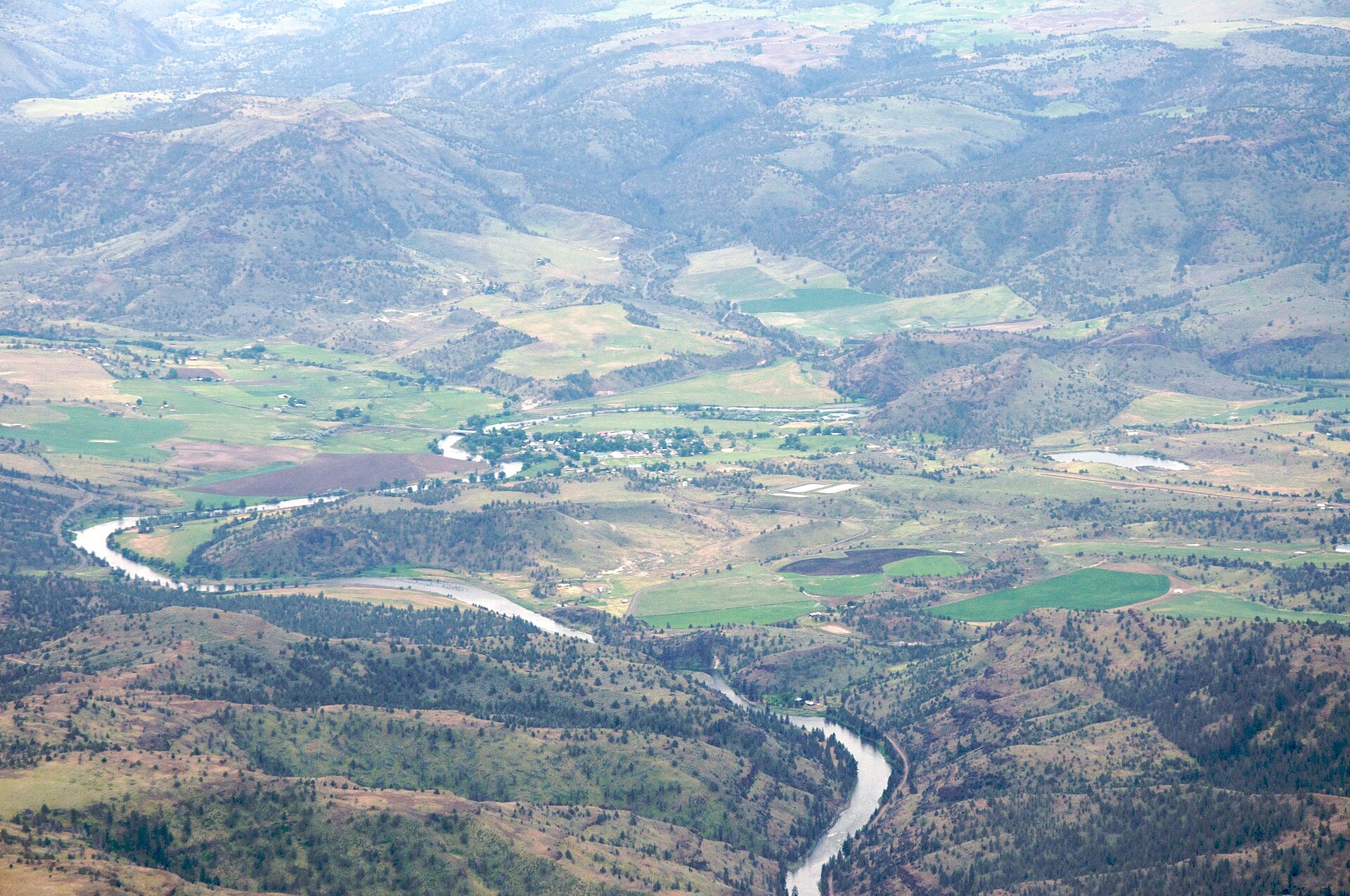 Aerial shot, Oregon, United States