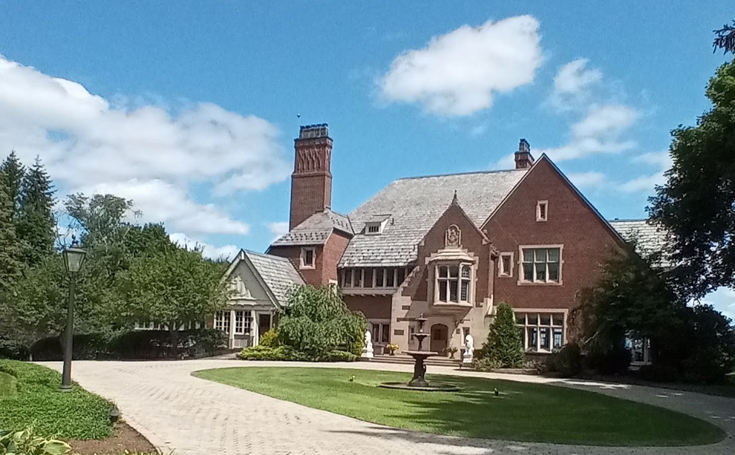 The historic Packard Manor estate house in Chautauqua.