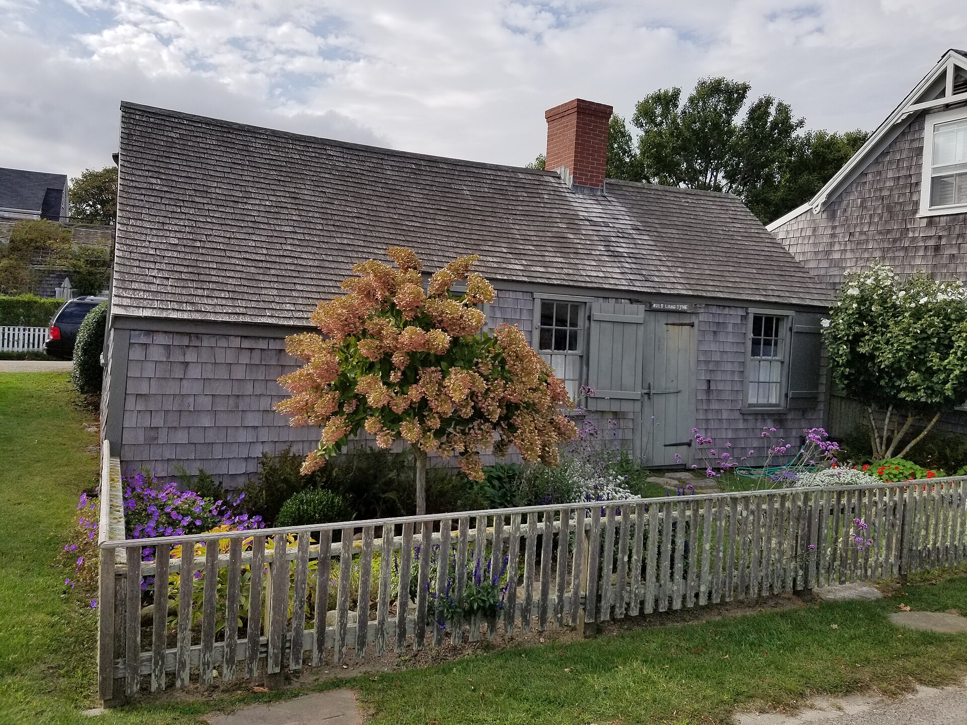 Auld Lang Syne in Siasconset village in Nantucket Massachusetts MA one of the oldest houses on Nantucket