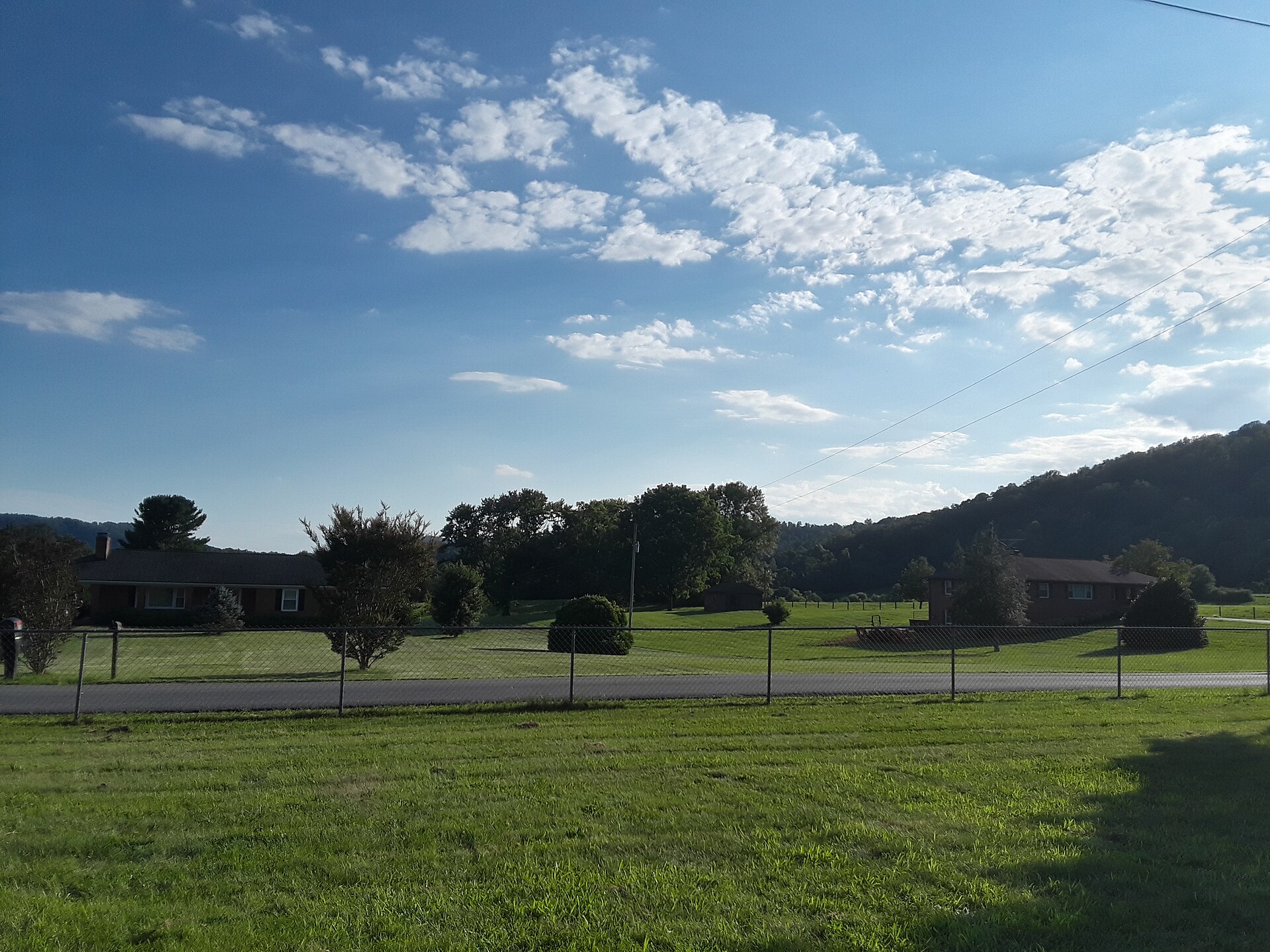 Residential houses in North Garden, Virginia.