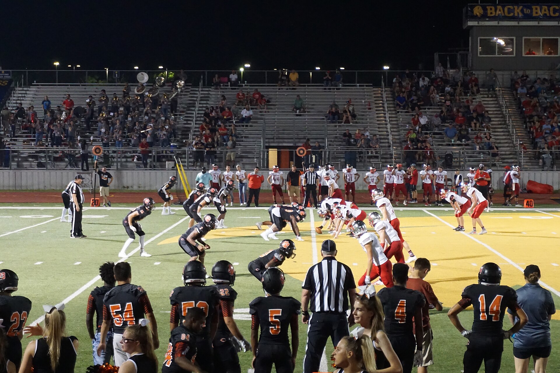 Lone Oak vs. Commerce football 2017 19 (Lone Oak on offense)