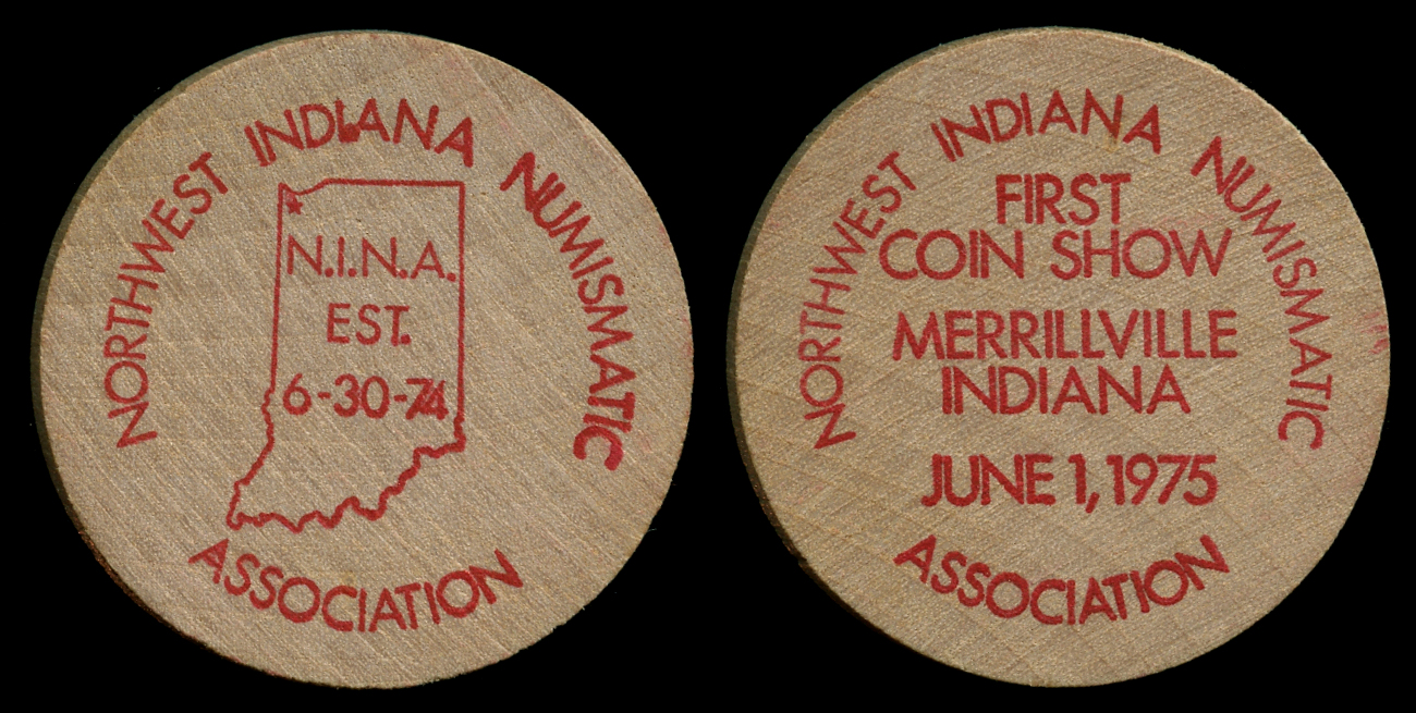 Northwest Indiana Numismatic Association, June 1, 1975, Token - Merrillville, Indiana (41717281500)