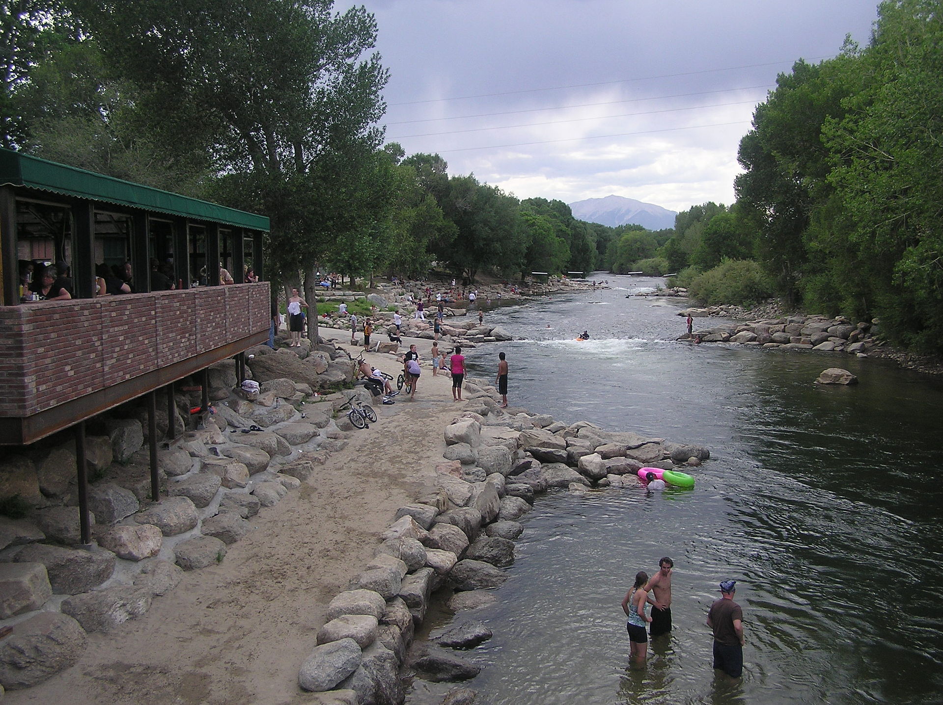 The Arkansas River in Salida, Colorado.