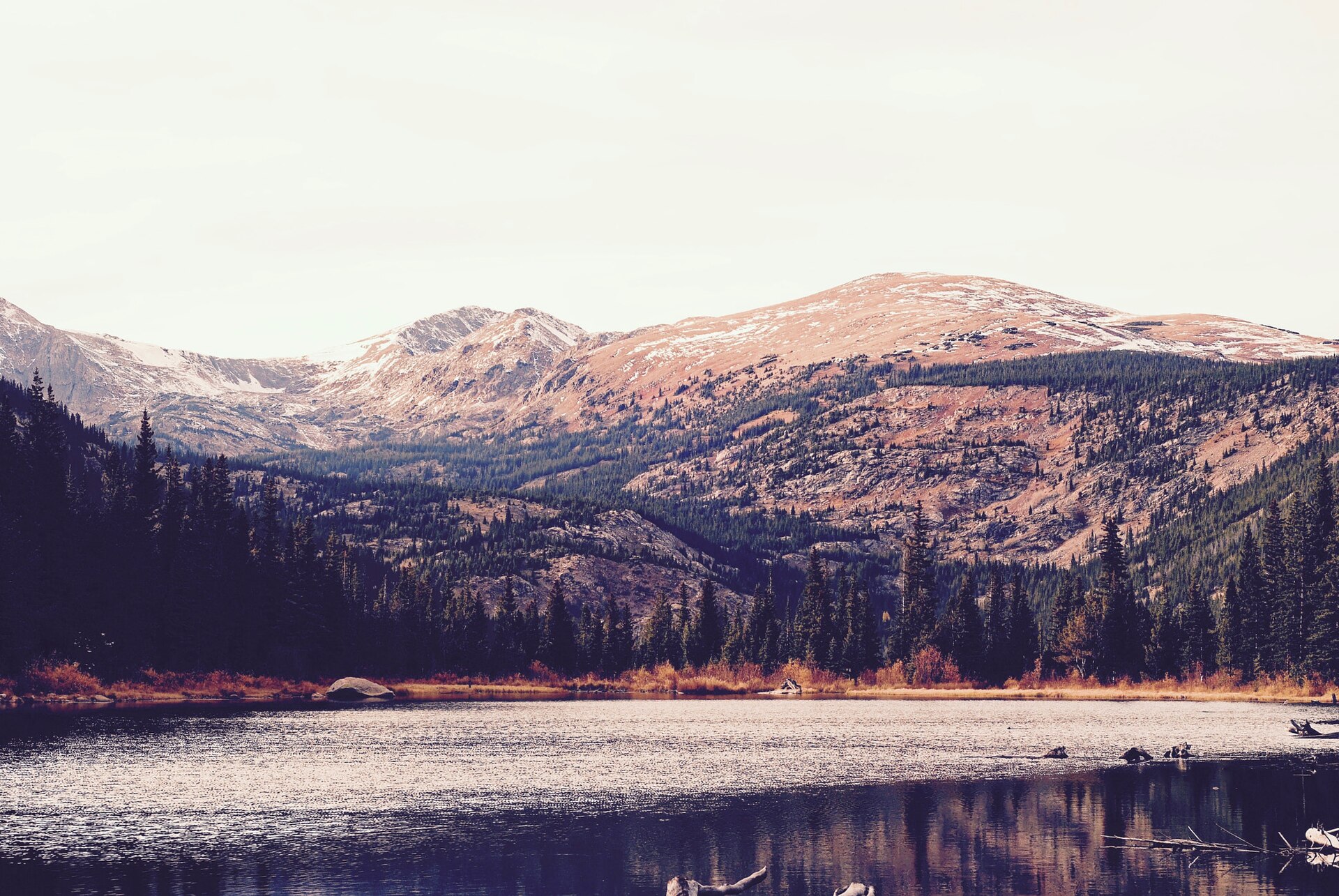 Alpine scenery at Lost Lake near Eldora, Colorado.
