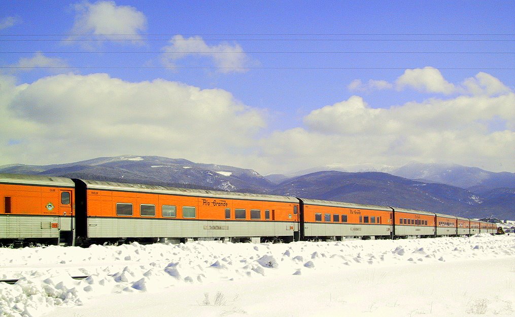 Wying at Tabernash, CO / Denver and Rio Grande Western Railroad Ski Train