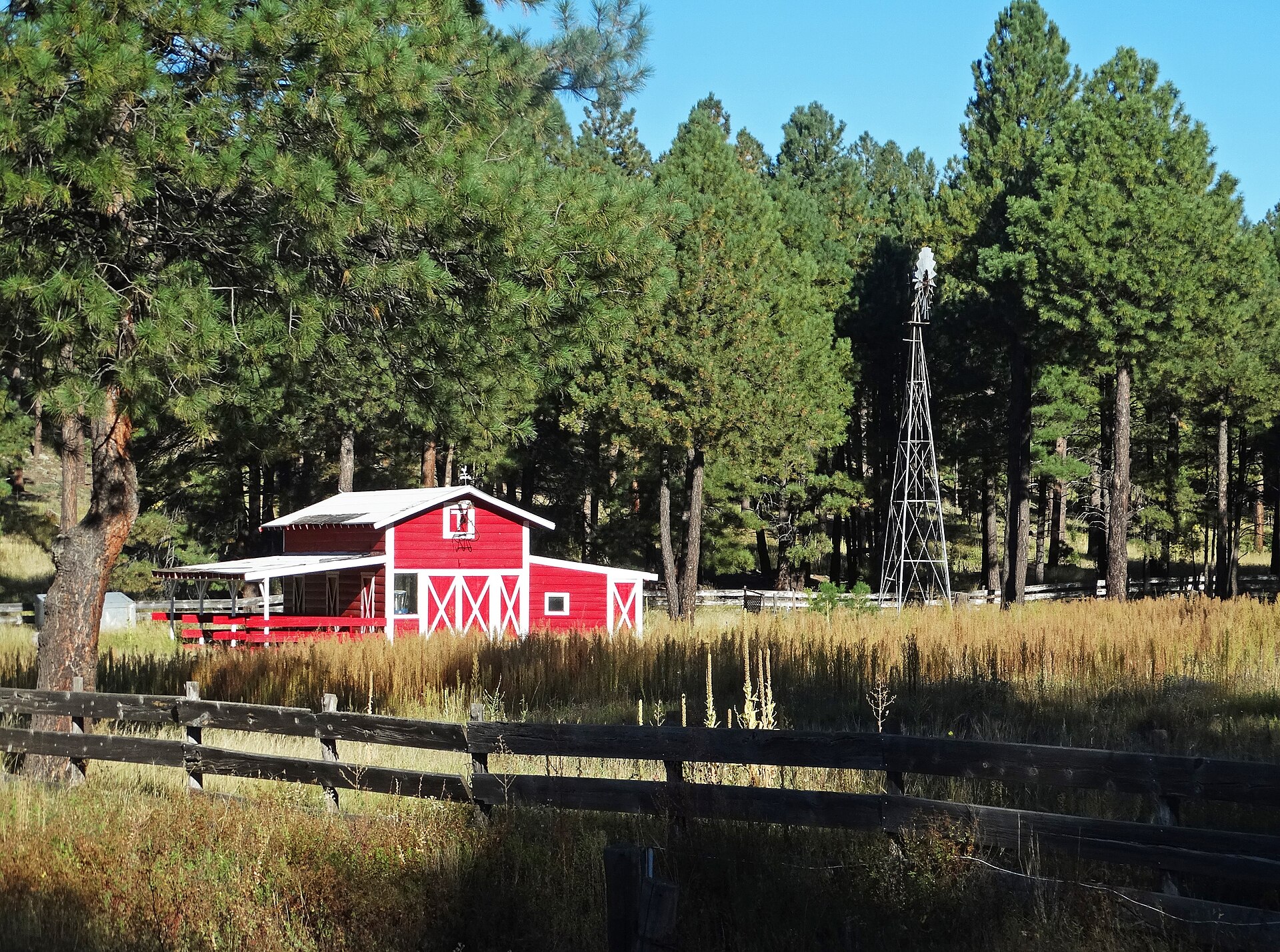 A ranch in the Coconino National Forest near Flagstaff, Arizona