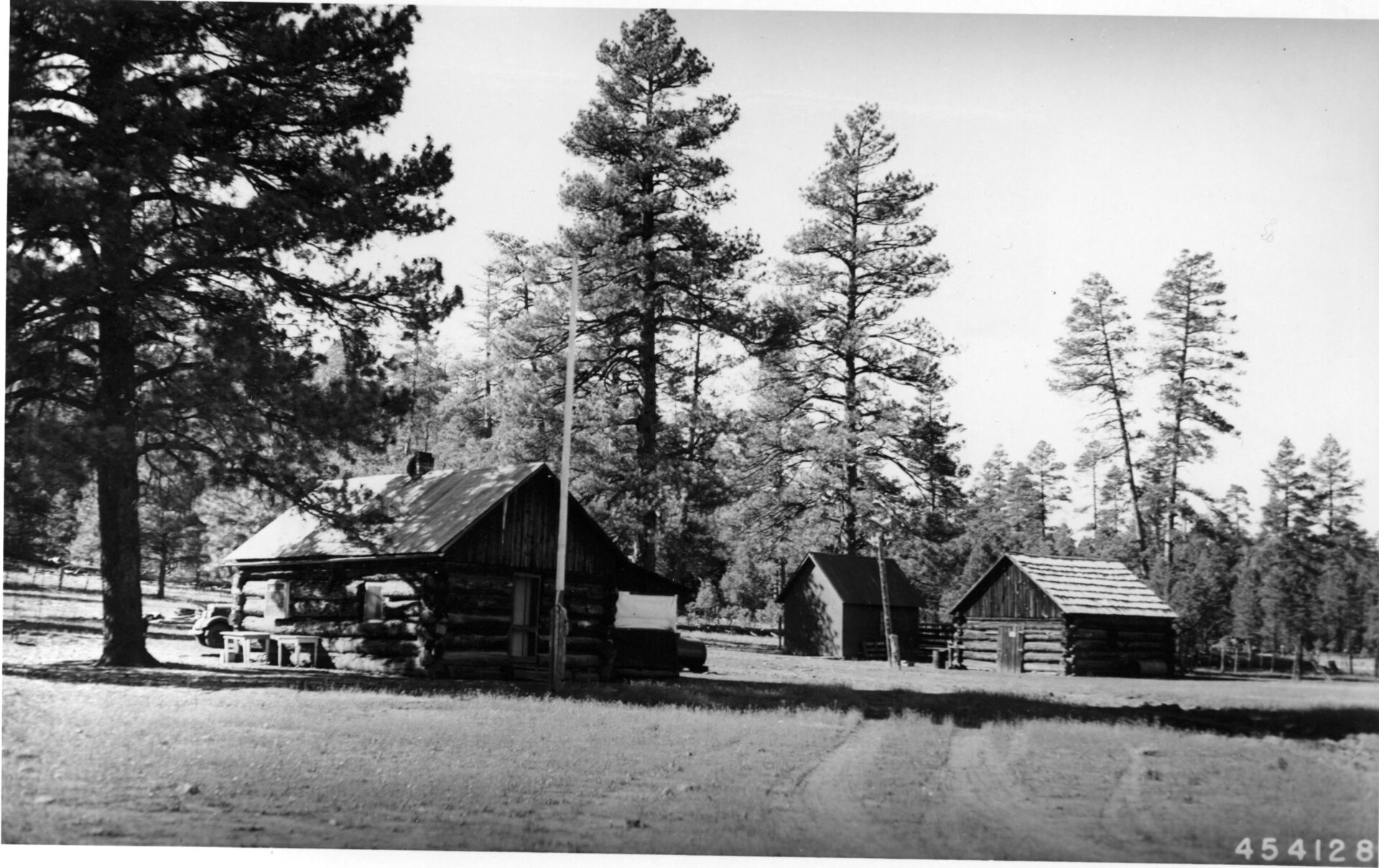 The 1908 ranger station cabin in Munds Park.