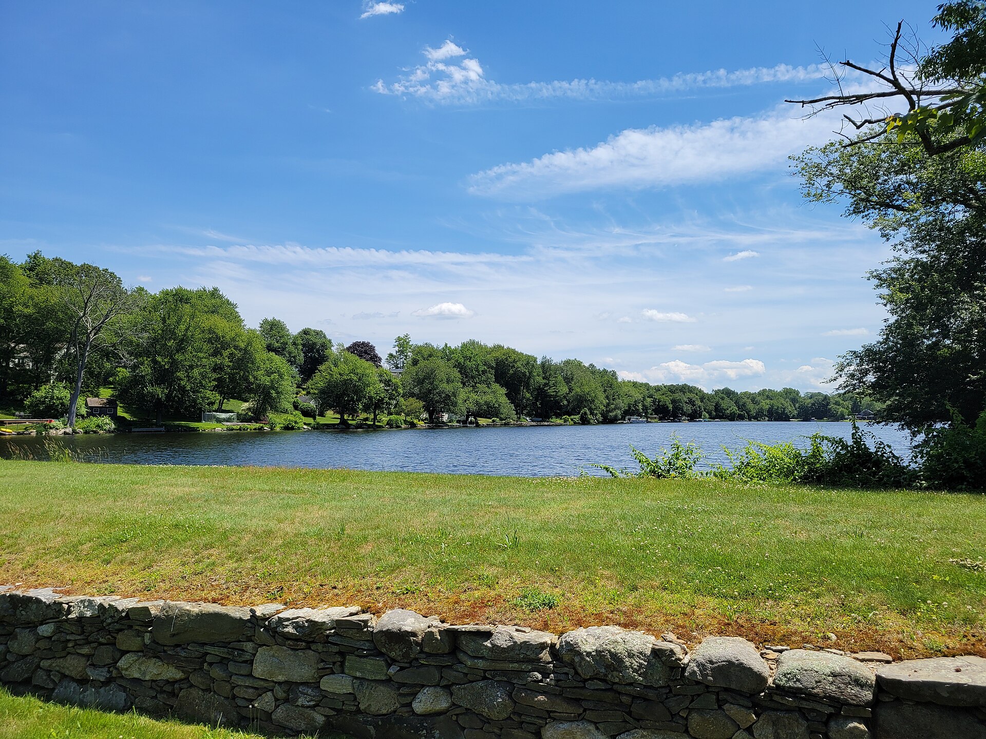 Quasset Lake in Woodstock Connecticut