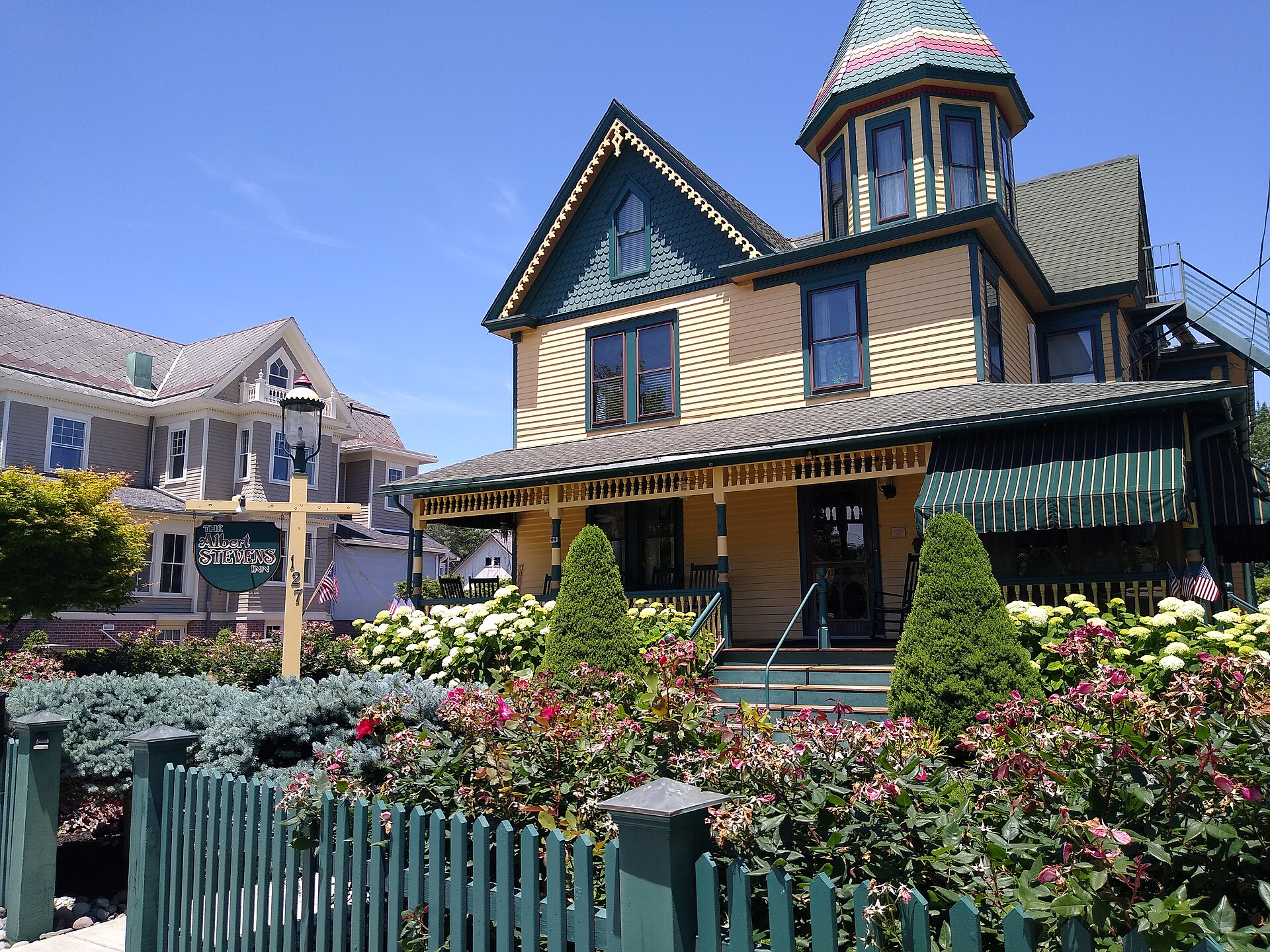 The Albert Stevens Inn, a historic bed and breakfast in West Cape May, New Jersey