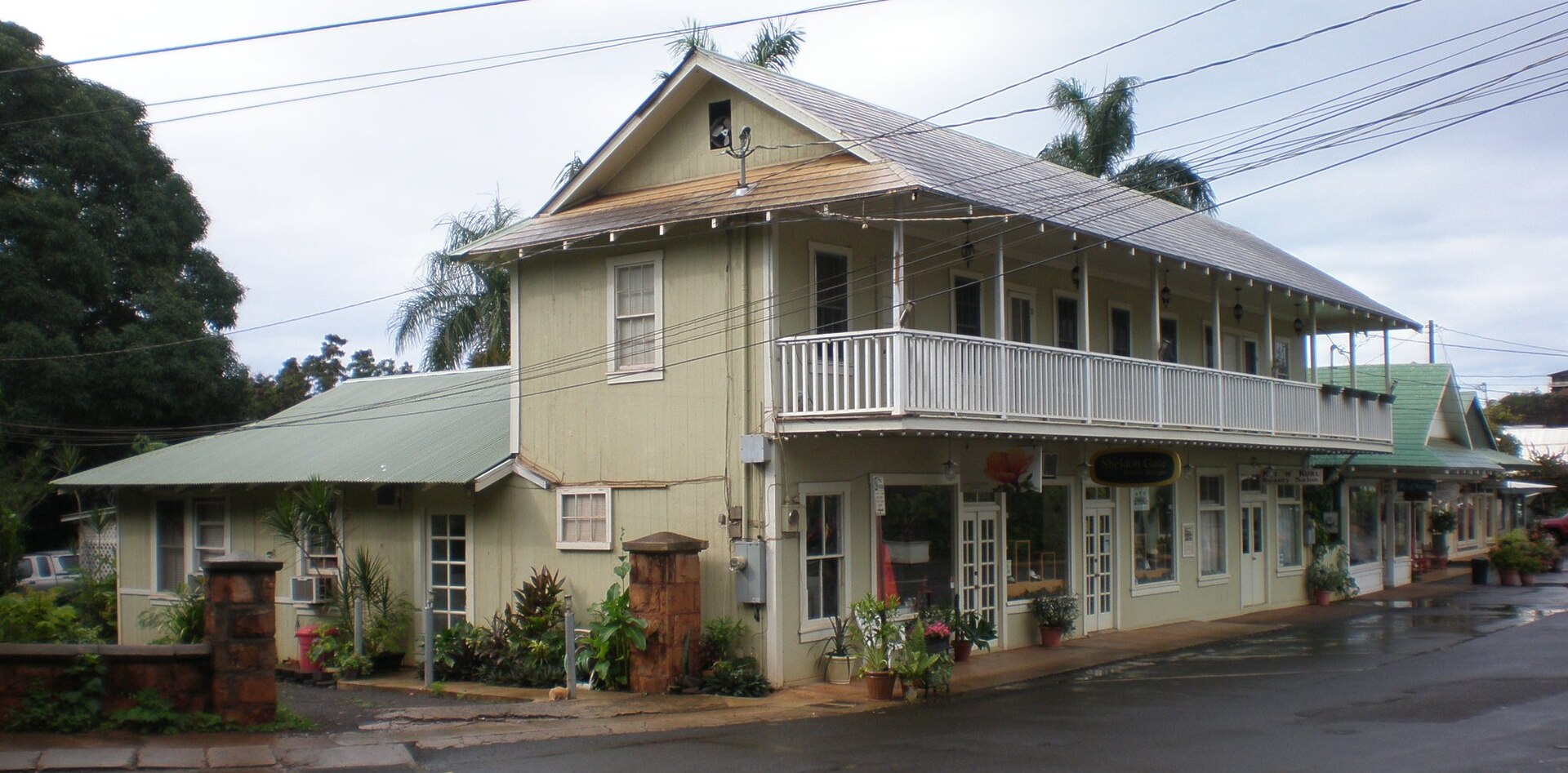 The historic Serikawa Building on Hanapepe’s main street, Kauai.
