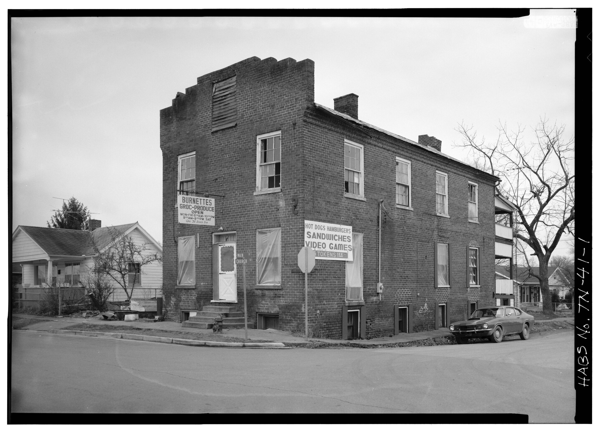 The historic Blair’s Ferry Storehouse building in Loudon, near Tellico Village.