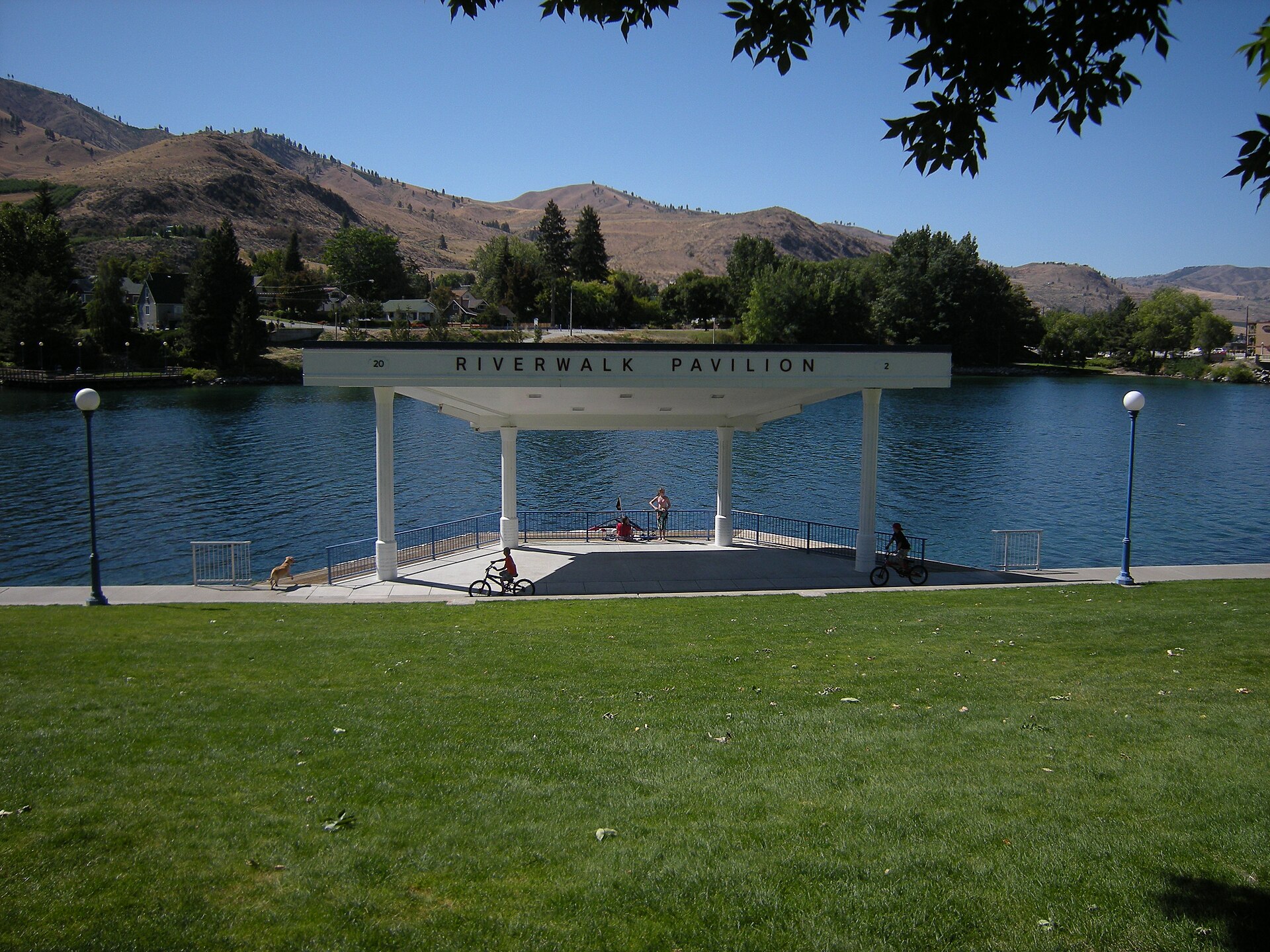 The Riverwalk Pavilion in Chelan, Washington