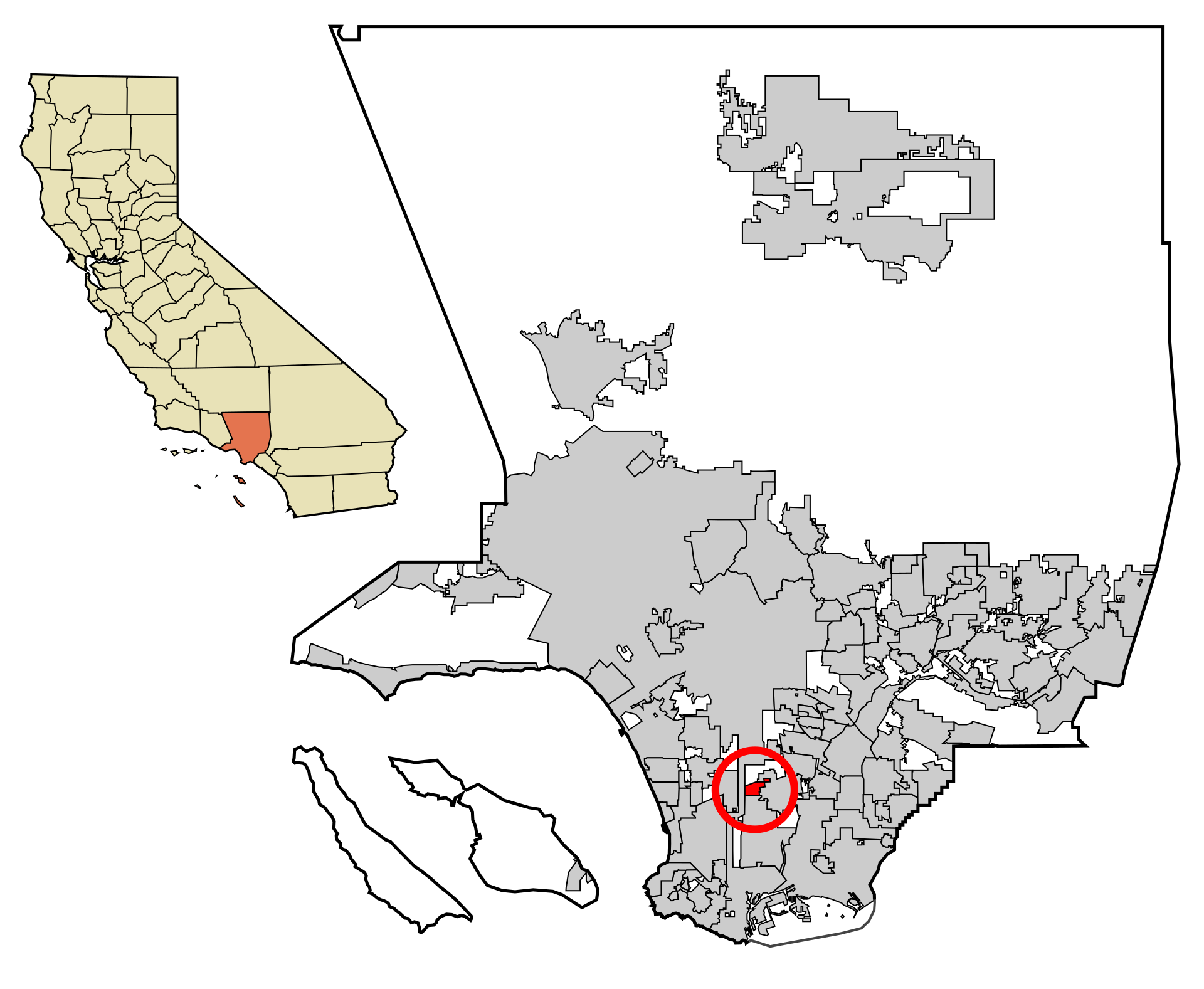 The Dominguez Rancho Adobe Museum, the historic adobe near West Rancho Dominguez, California