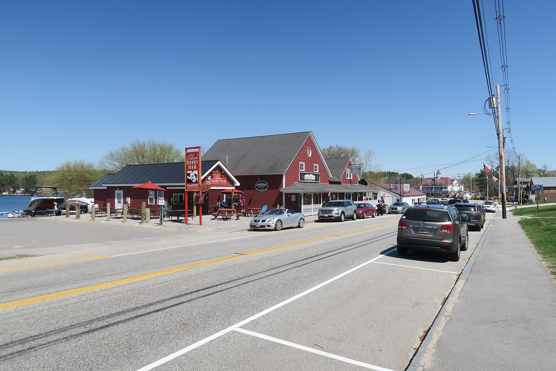 The Lakeside Dairy Bar in Naples, Maine.