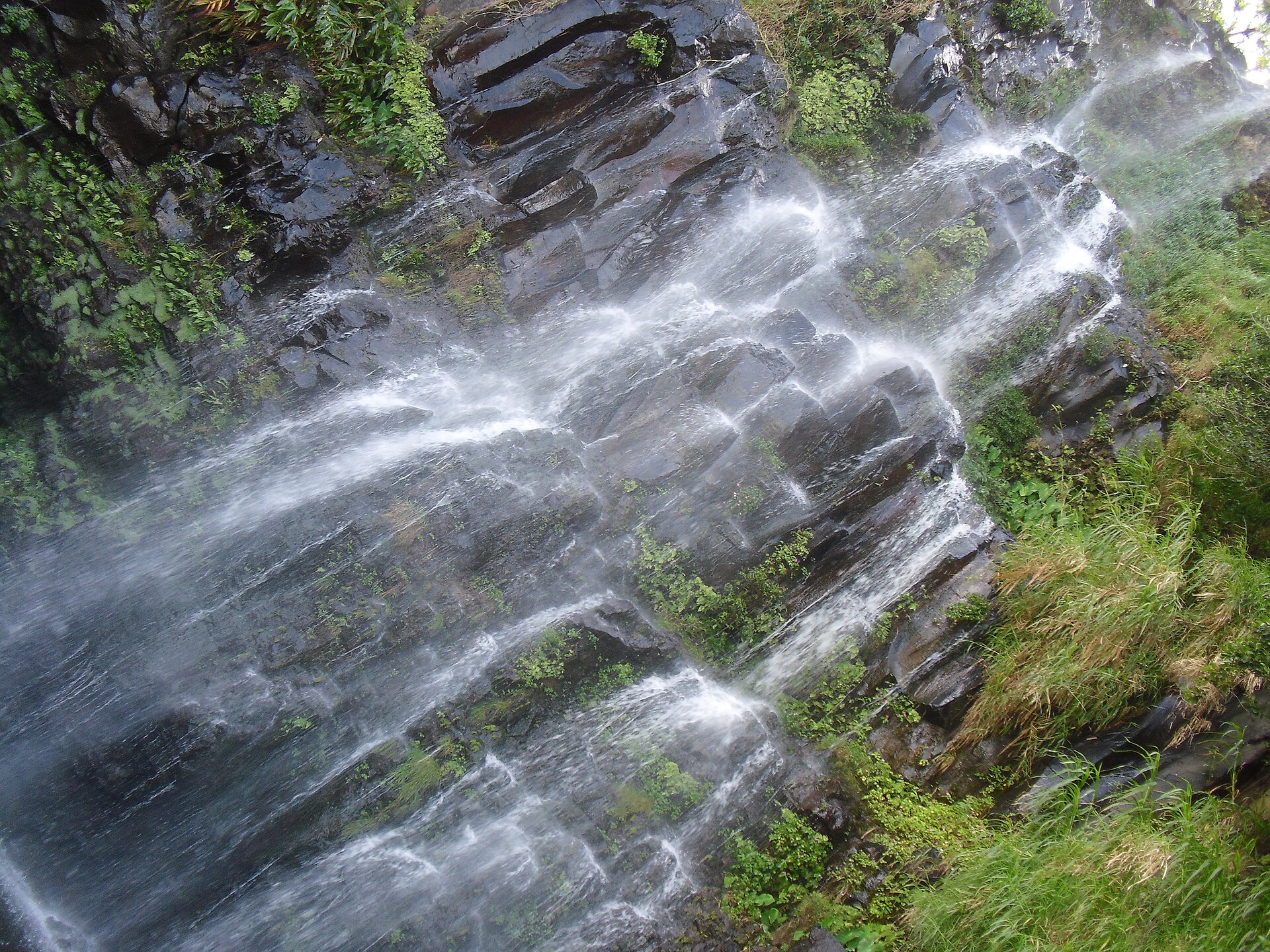 Waterfalls at Blue Pool near Hana Hawaii