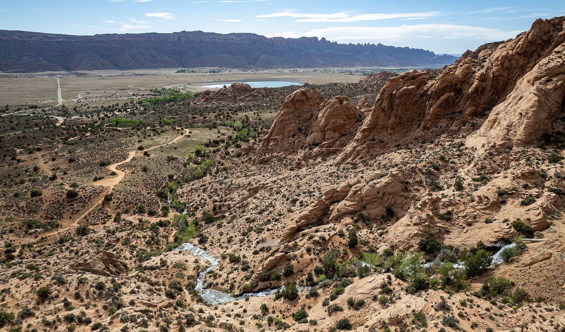 Faux Falls near Moab Utah