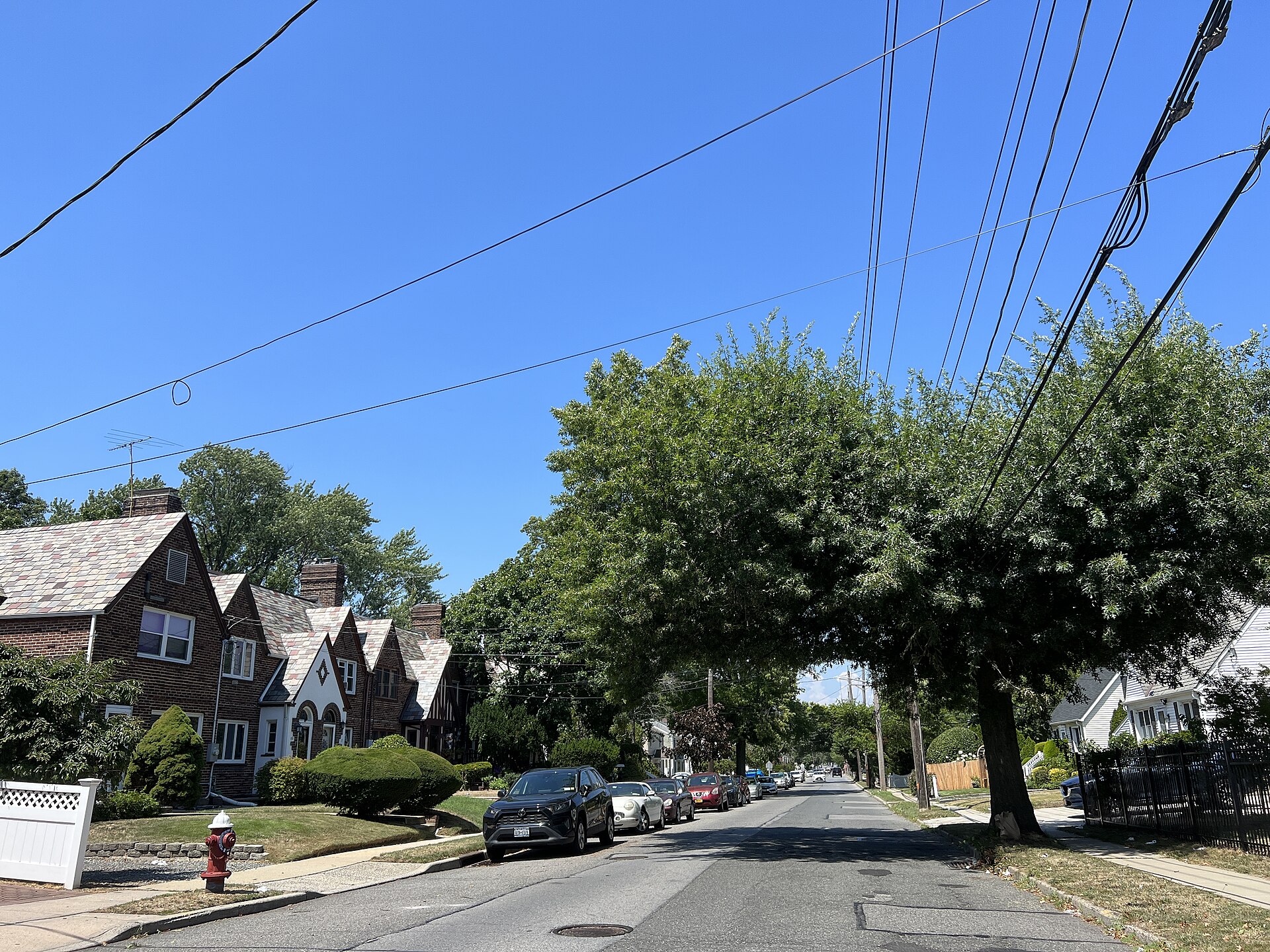 Harris Avenue in Hewlett, New York.