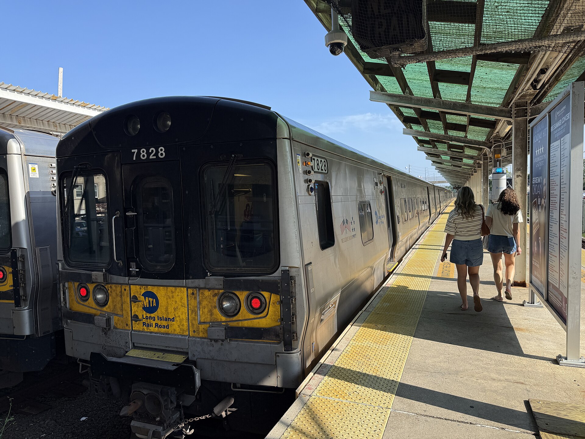 Long Island Rail Road train at Port Washington station