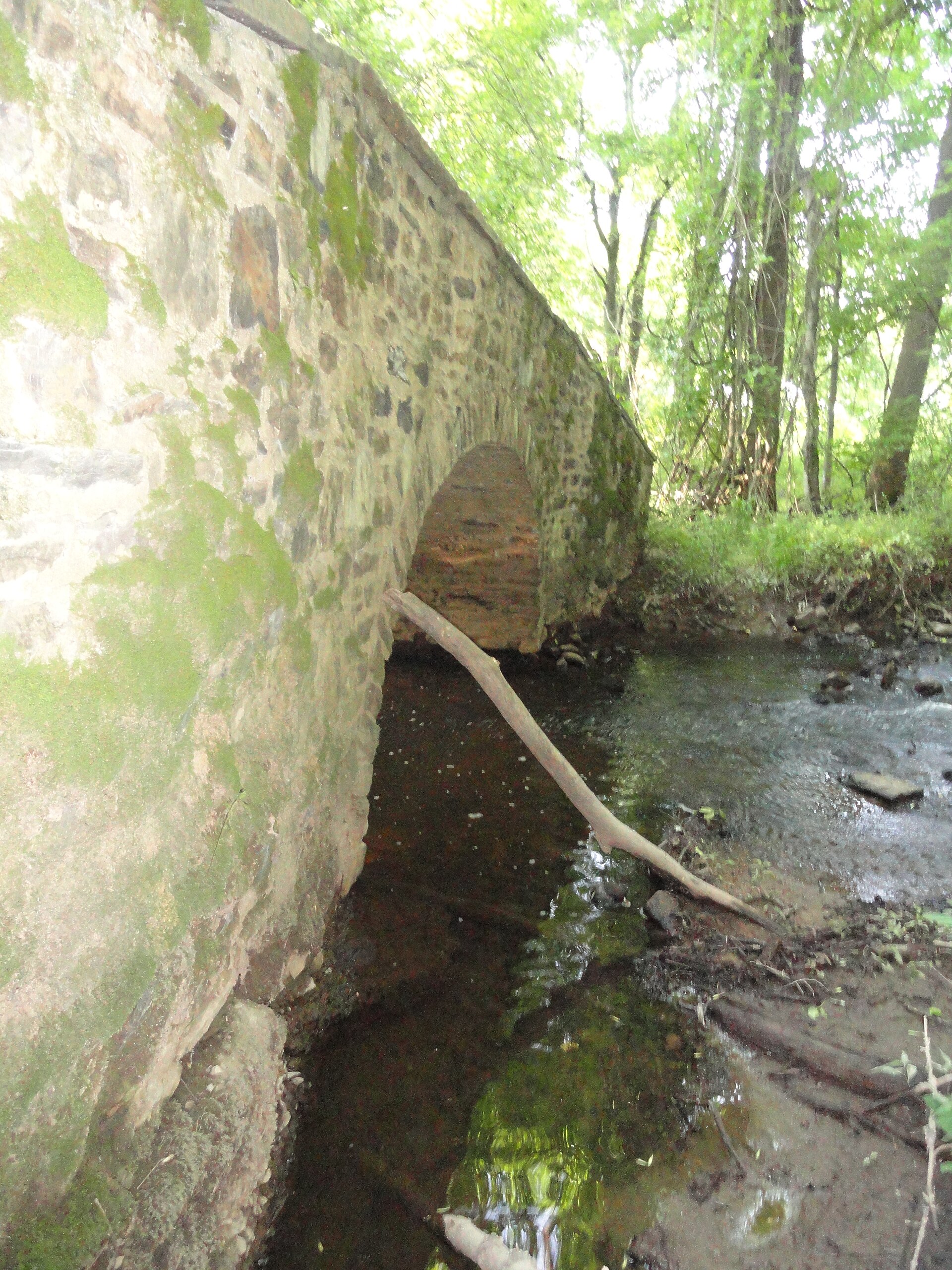 A stone bridge in the Cook Preserve near Monmouth Junction, New Jersey