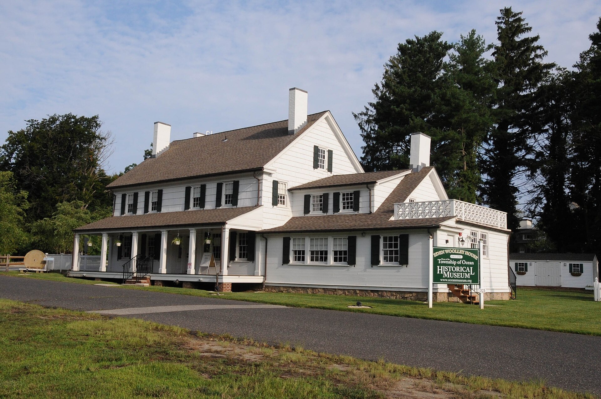 The Township of Ocean Historical Museum (Eden Woolley House) in Oakhurst.