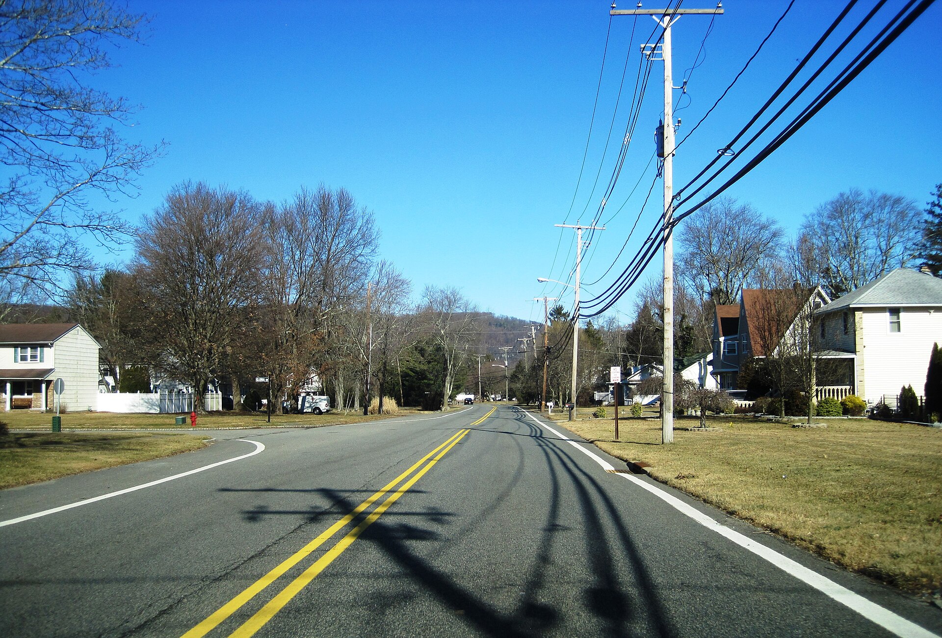 County Route 504 running through Towaco in Montville Township, New Jersey.