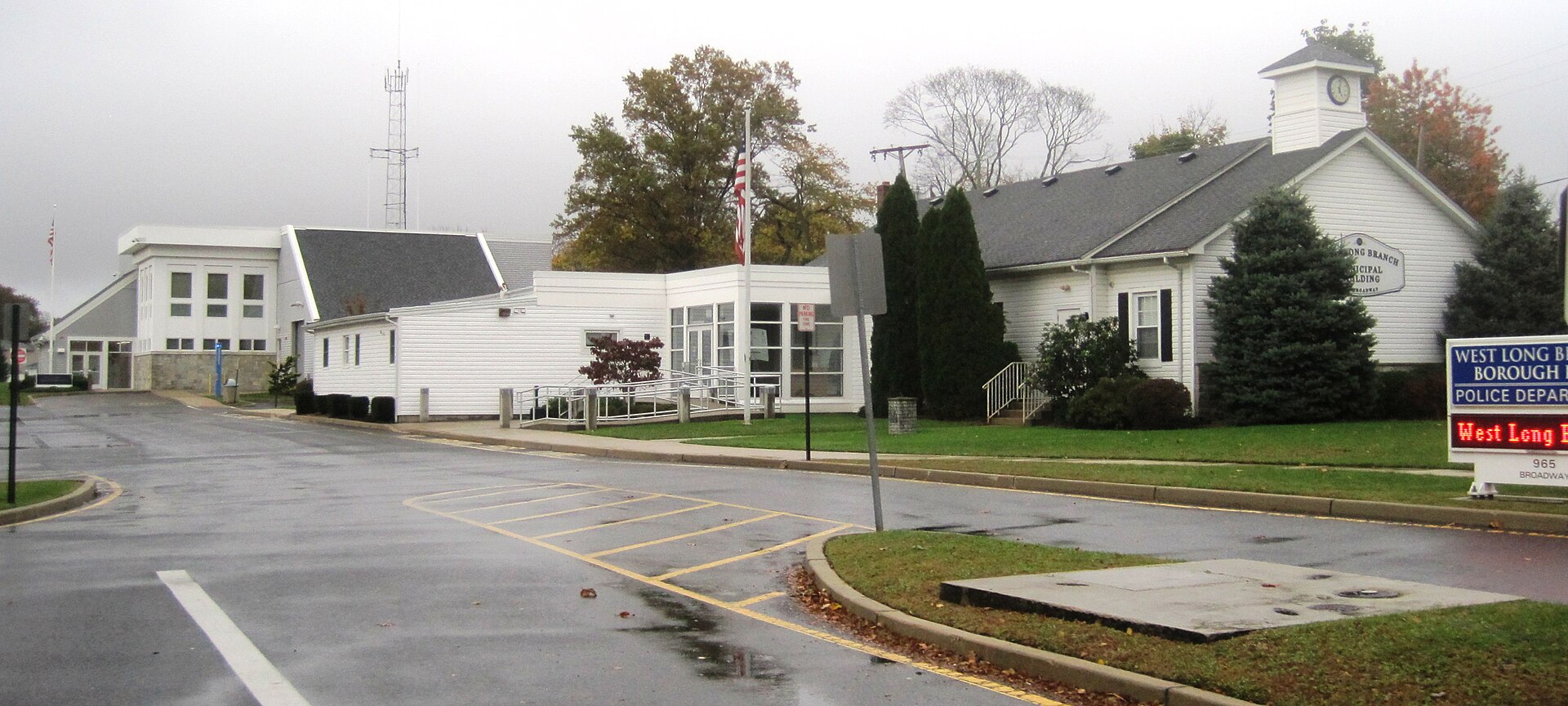 Front of the West Long Branch borough hall