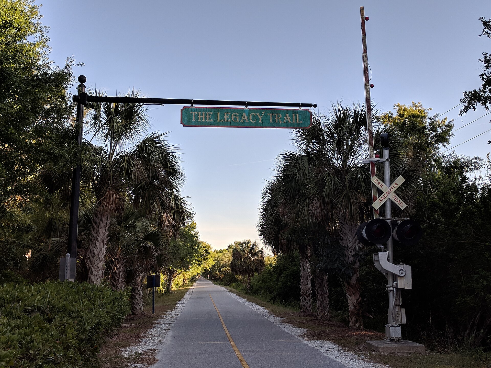 The Legacy Trail running through Palmer Ranch, Florida