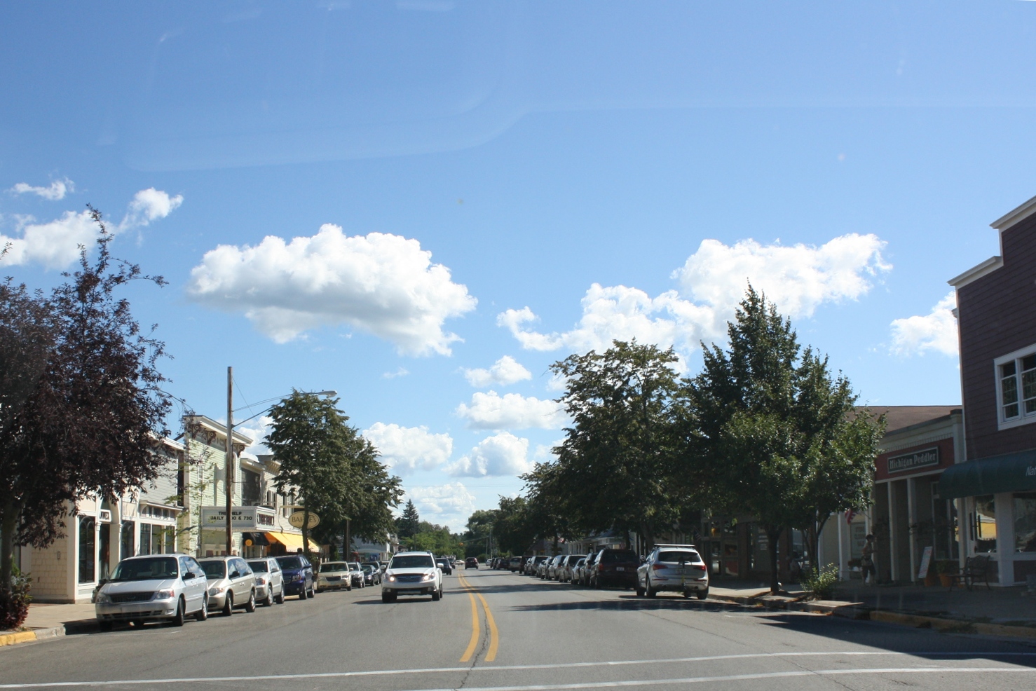 Downtown Suttons Bay Michigan