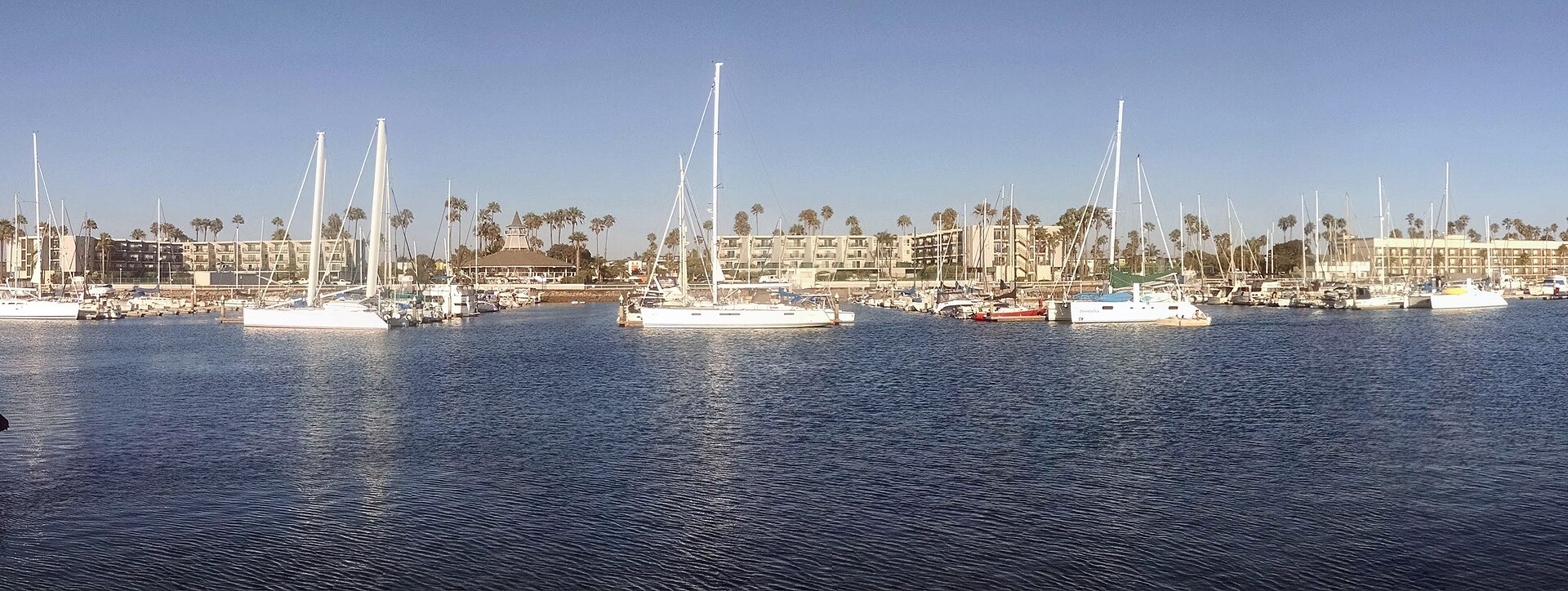 Panoramic view of Channel Islands Harbor