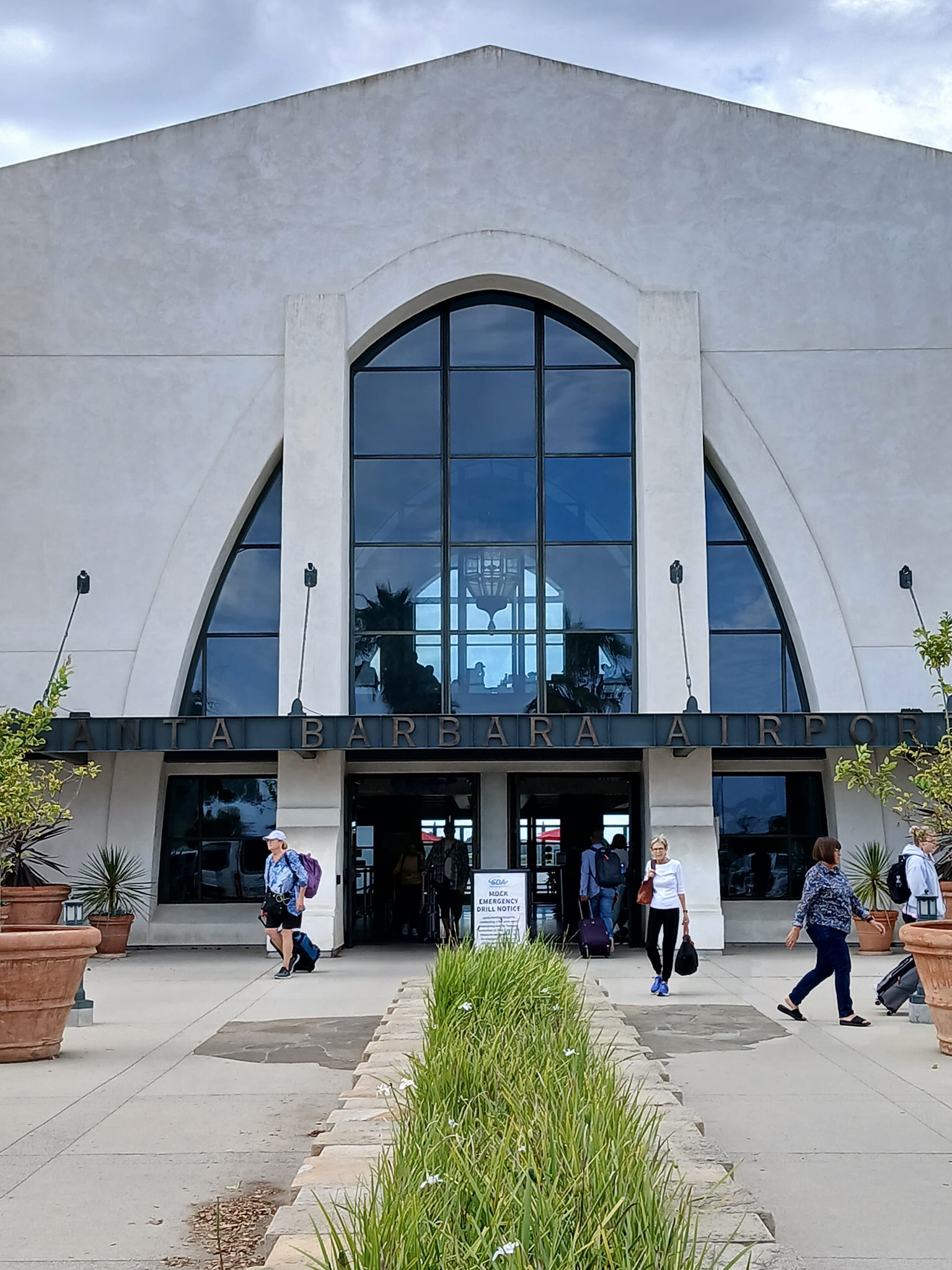 Terminal building at Santa Barbara Airport in Goleta