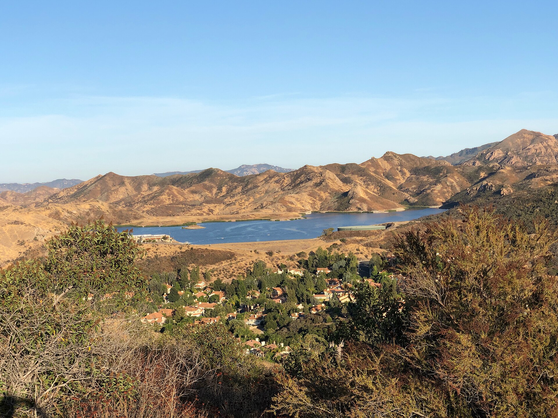 Las Virgenes Reservoir near Lake Sherwood