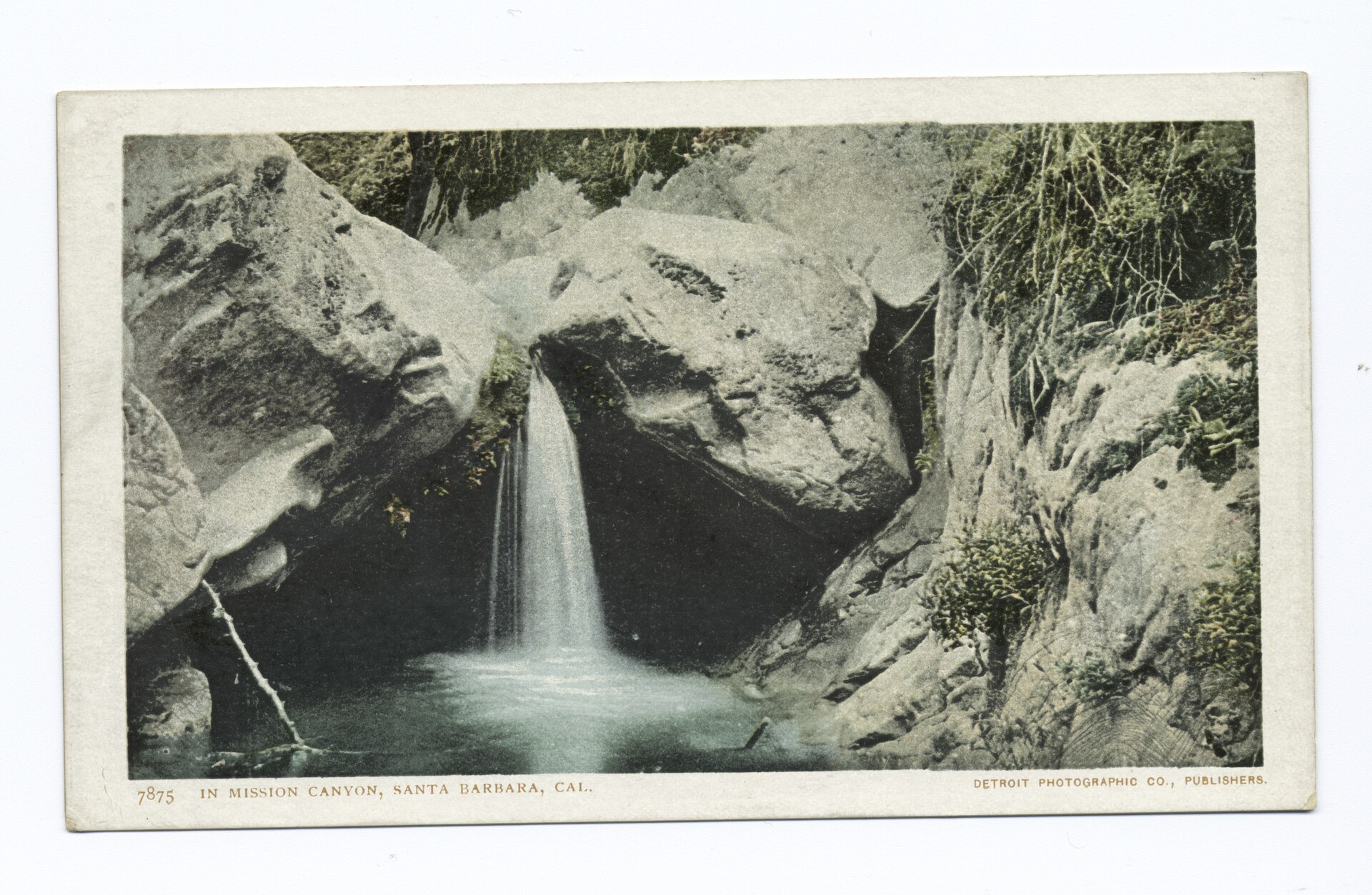 Early-1900s view in Mission Canyon, Santa Barbara