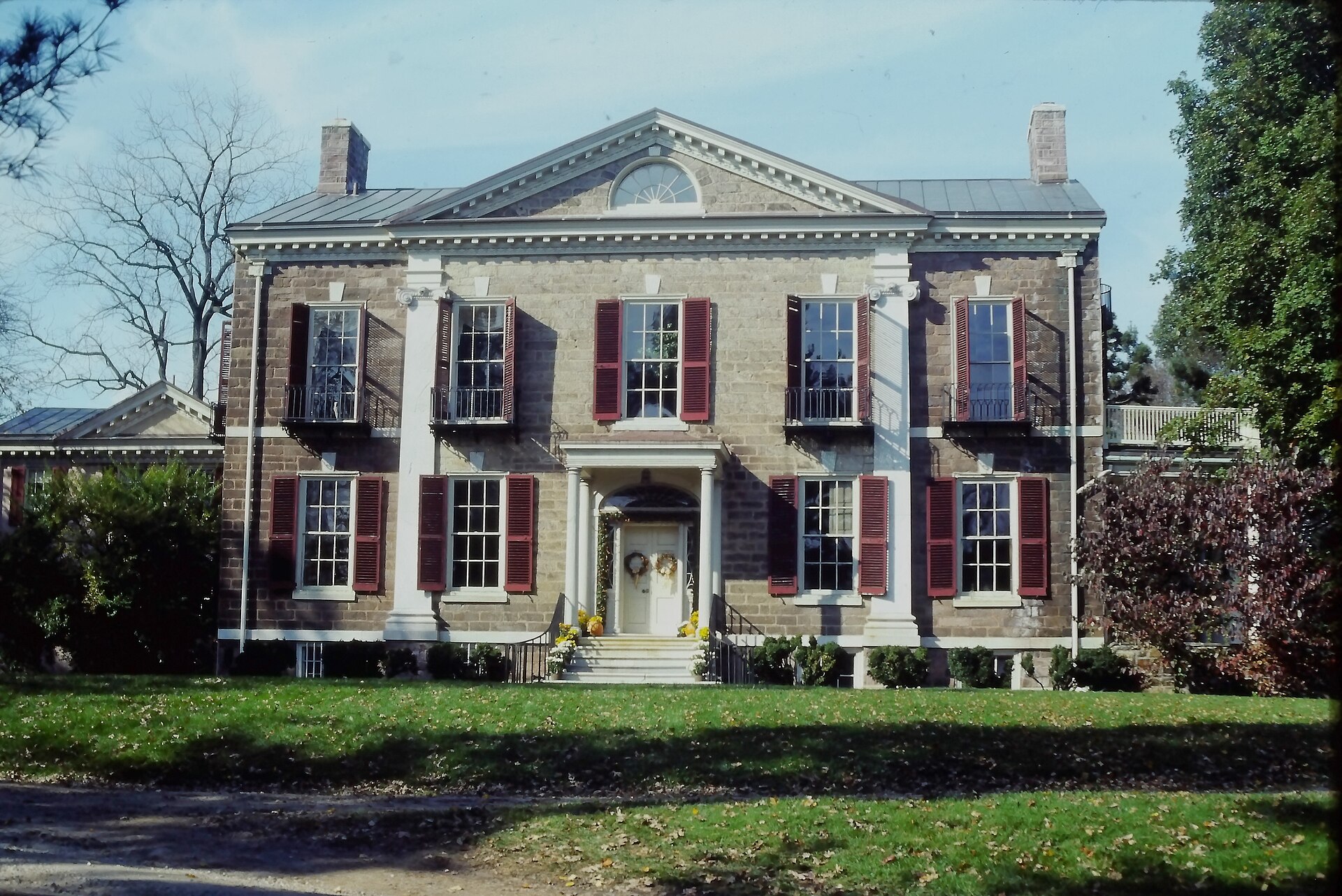 The Highlands, a Federal-style mansion in Fort Washington, Pennsylvania