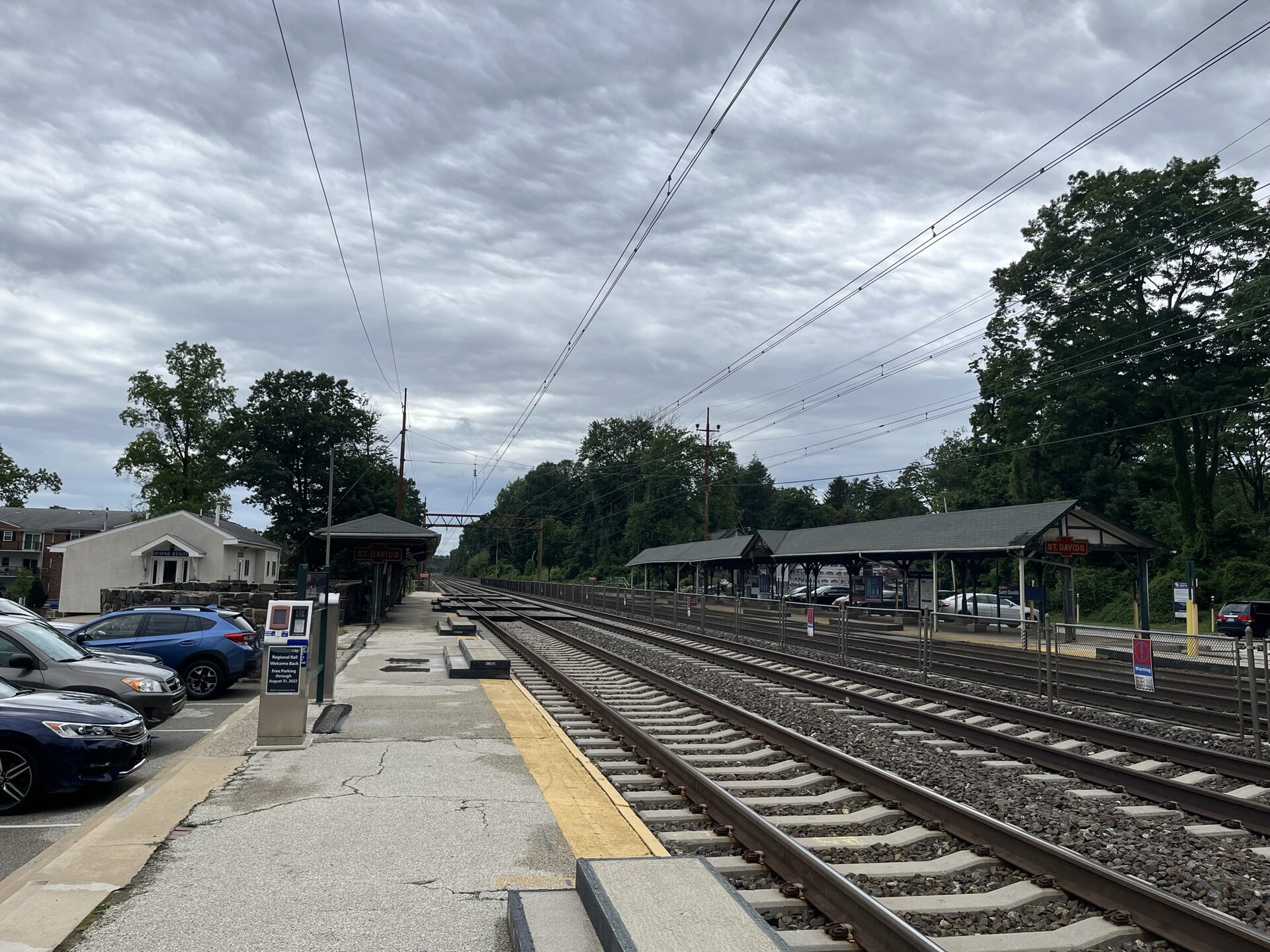St. Davids station on the SEPTA Paoli/Thorndale Line