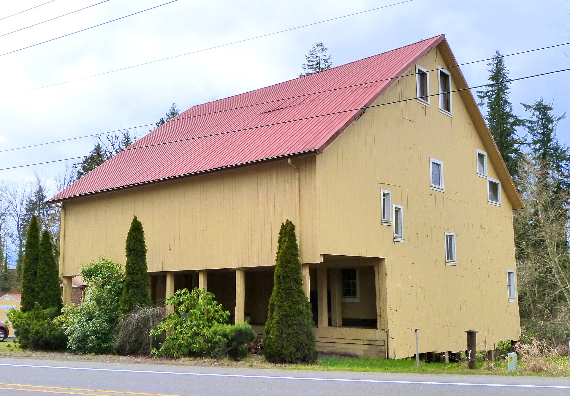 The 1851 Howard Gristmill, on the National Register, in Mulino, Oregon