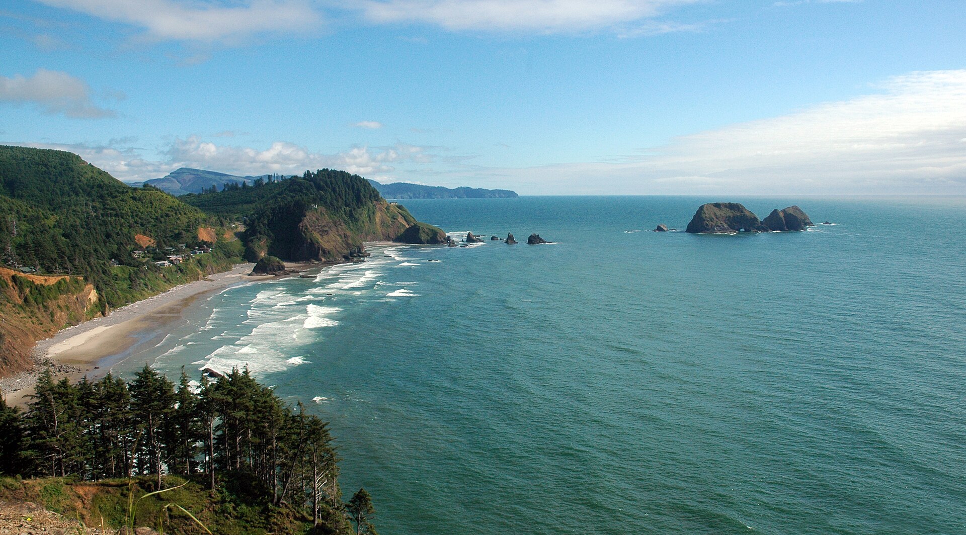Three Arch Rocks near Oceanside Oregon