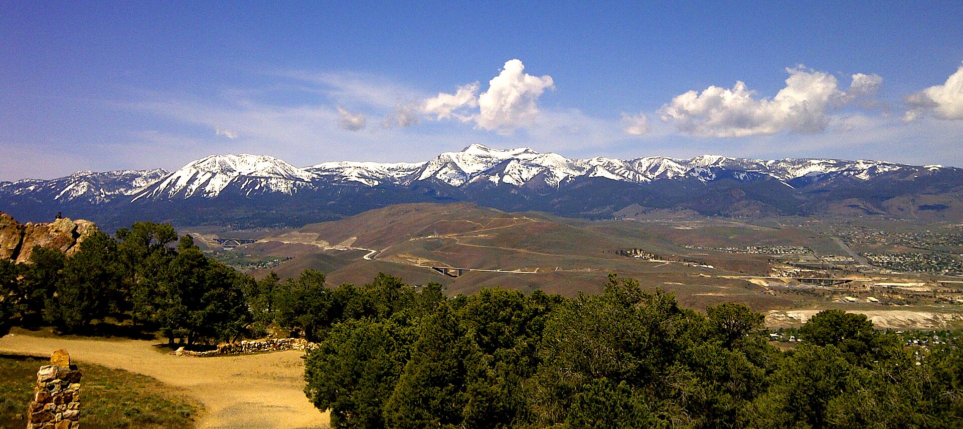 View of Washoe Valley from Geiger Grade