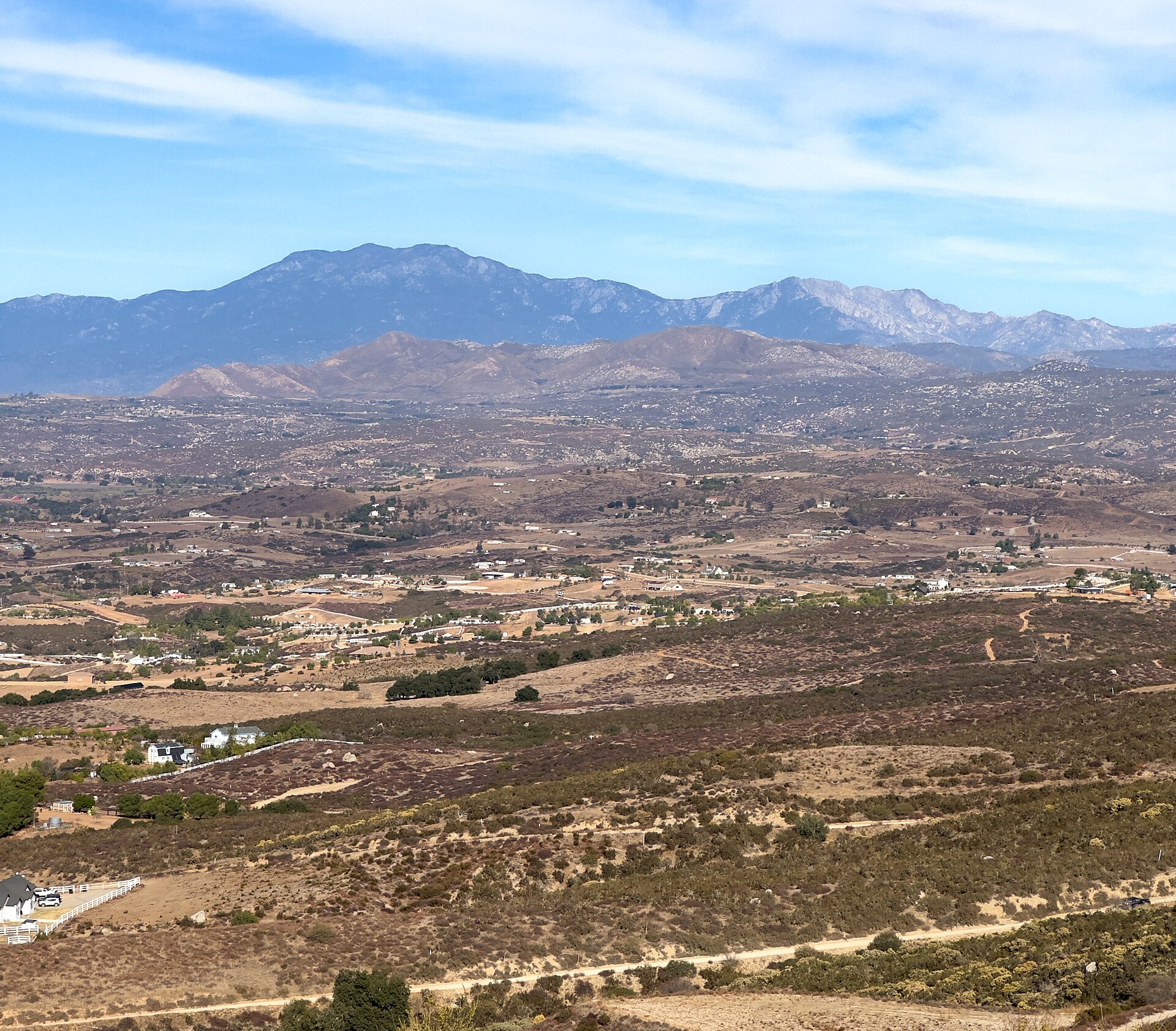 Sage, California, with Red Mountain and the San Jacinto Mountains behind.
