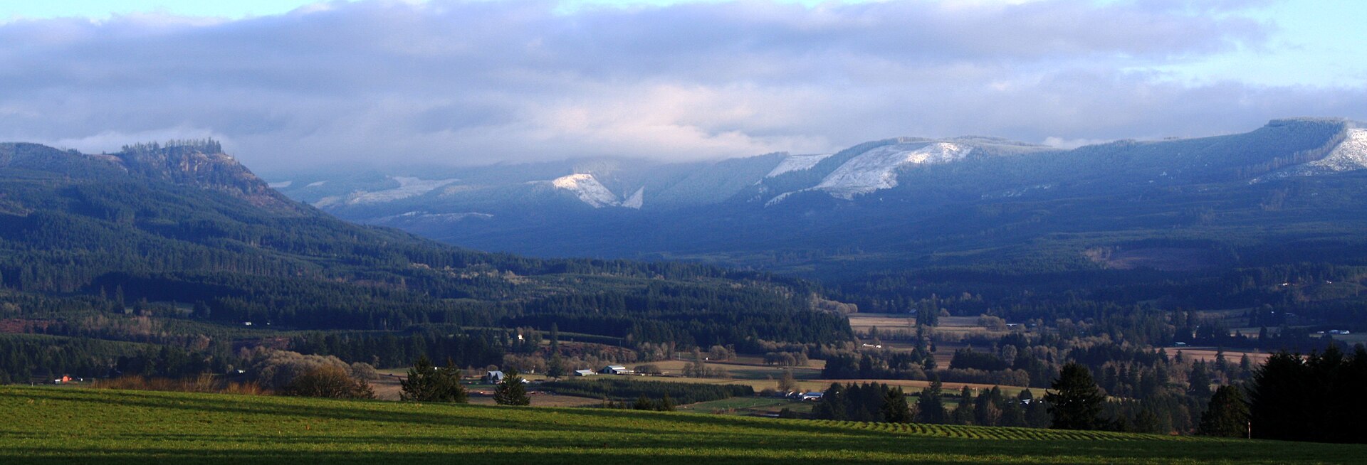 Holley, Oregon, and the upper Calapooia River Valley