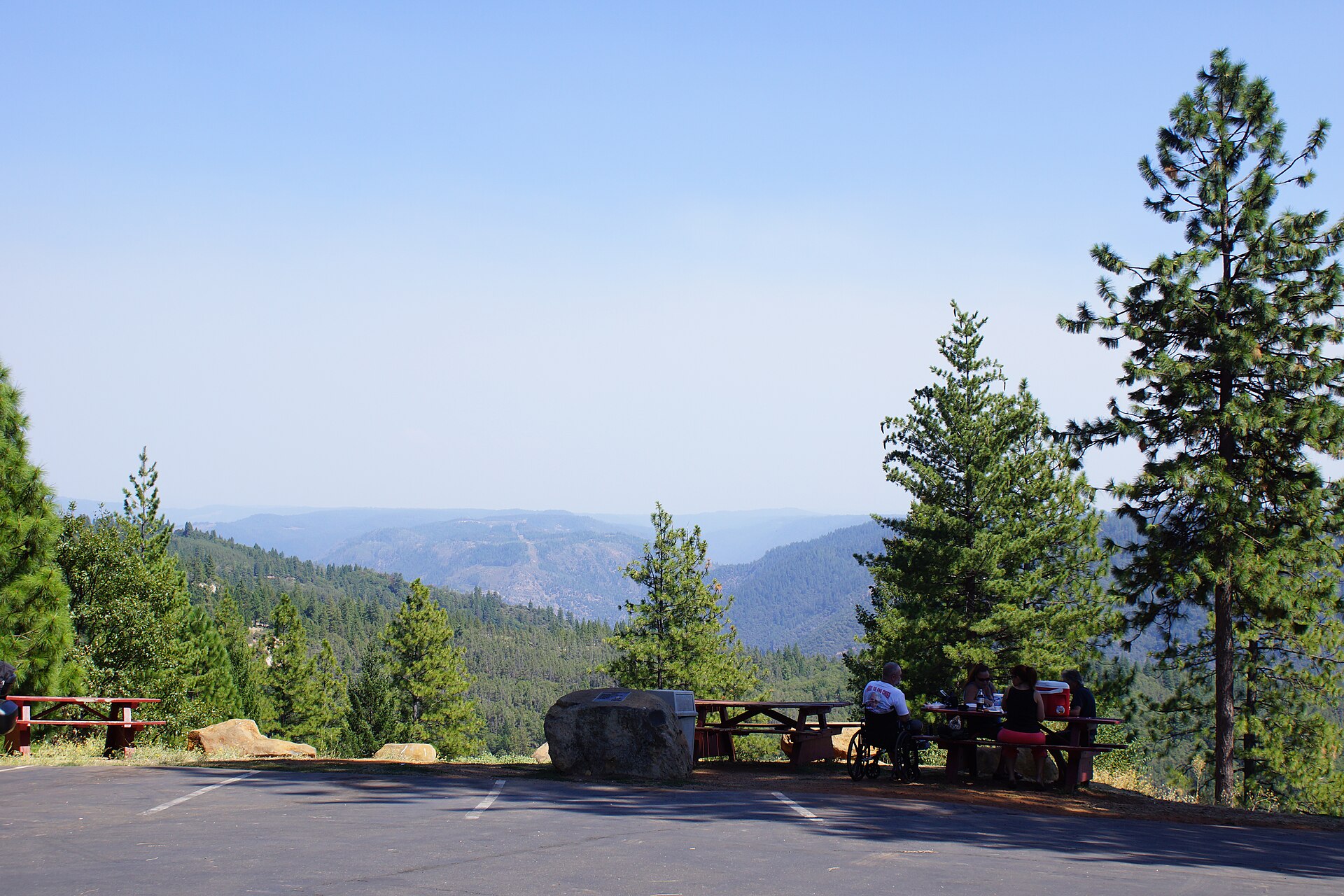 The American River Canyon as seen from Foresthill, California.