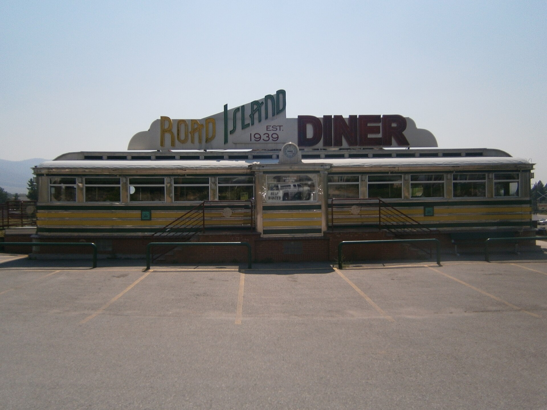 The Road Island Diner, a historic 1939 diner in Oakley, Utah.