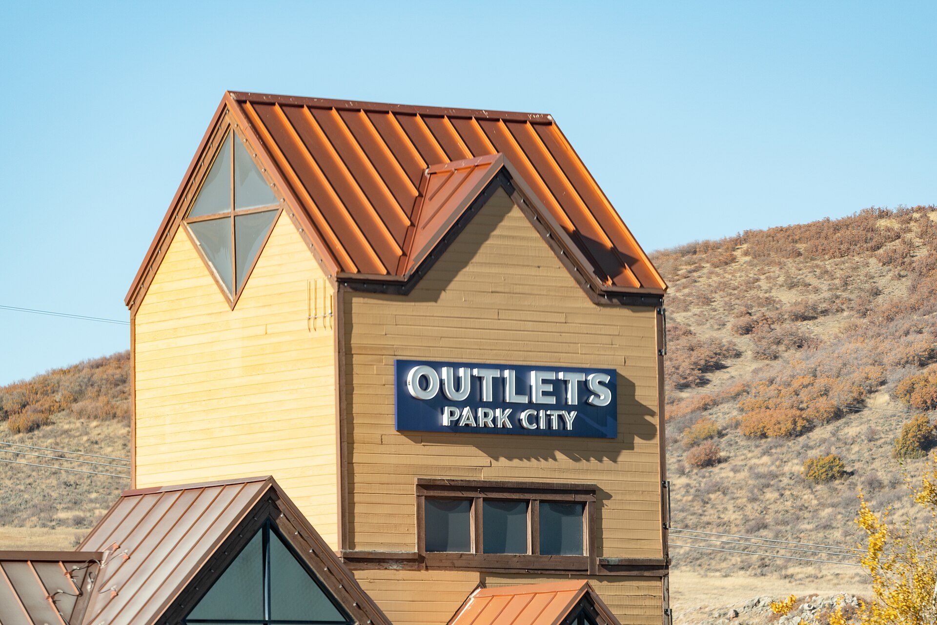 Outlet shopping mall in the Park City area near Summit Park