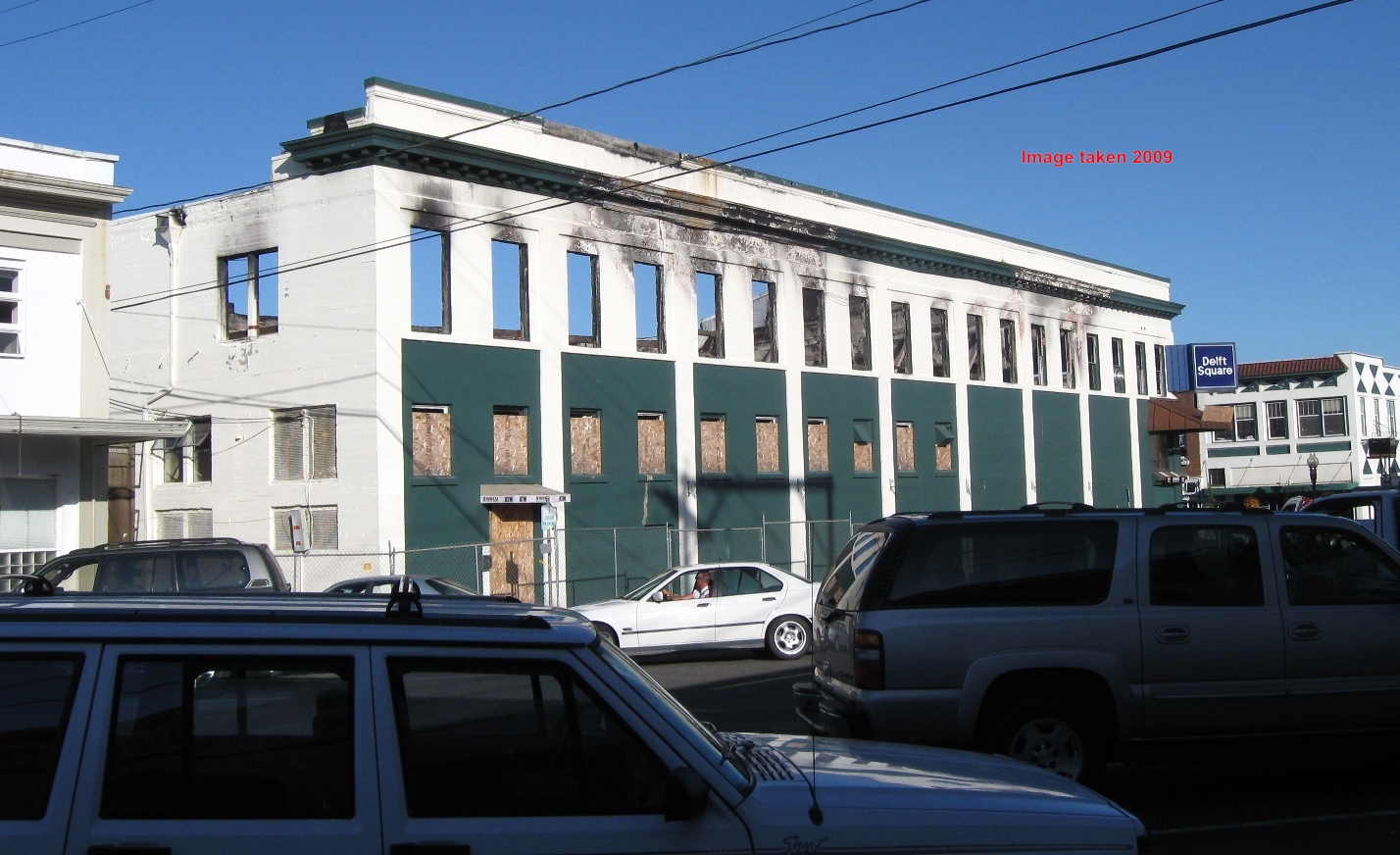 A historic commercial building in downtown Lynden Washington.