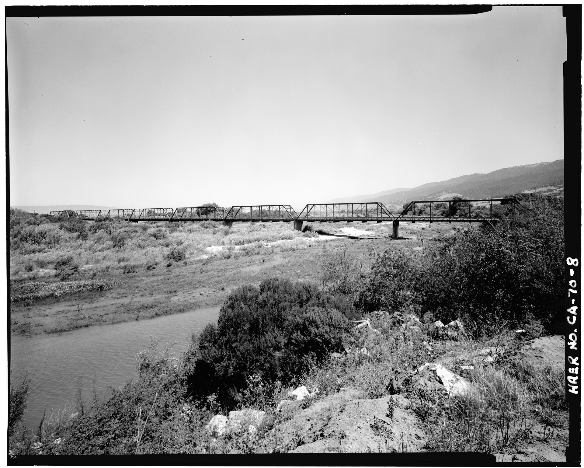 Historic bridge in Chualar California
