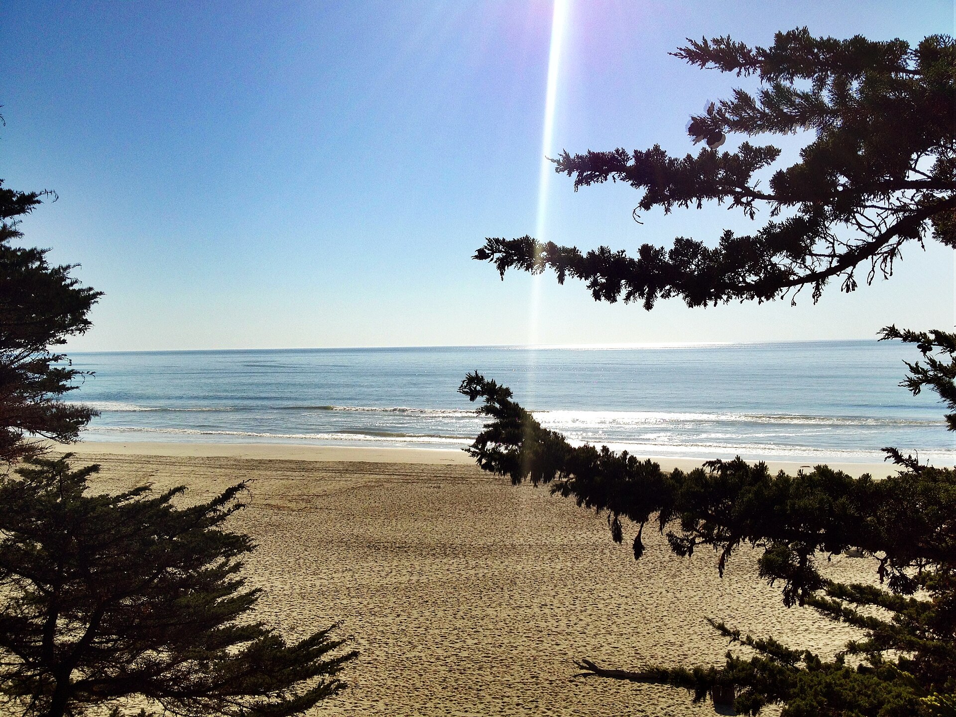 Sunset Beach and park near La Selva Beach