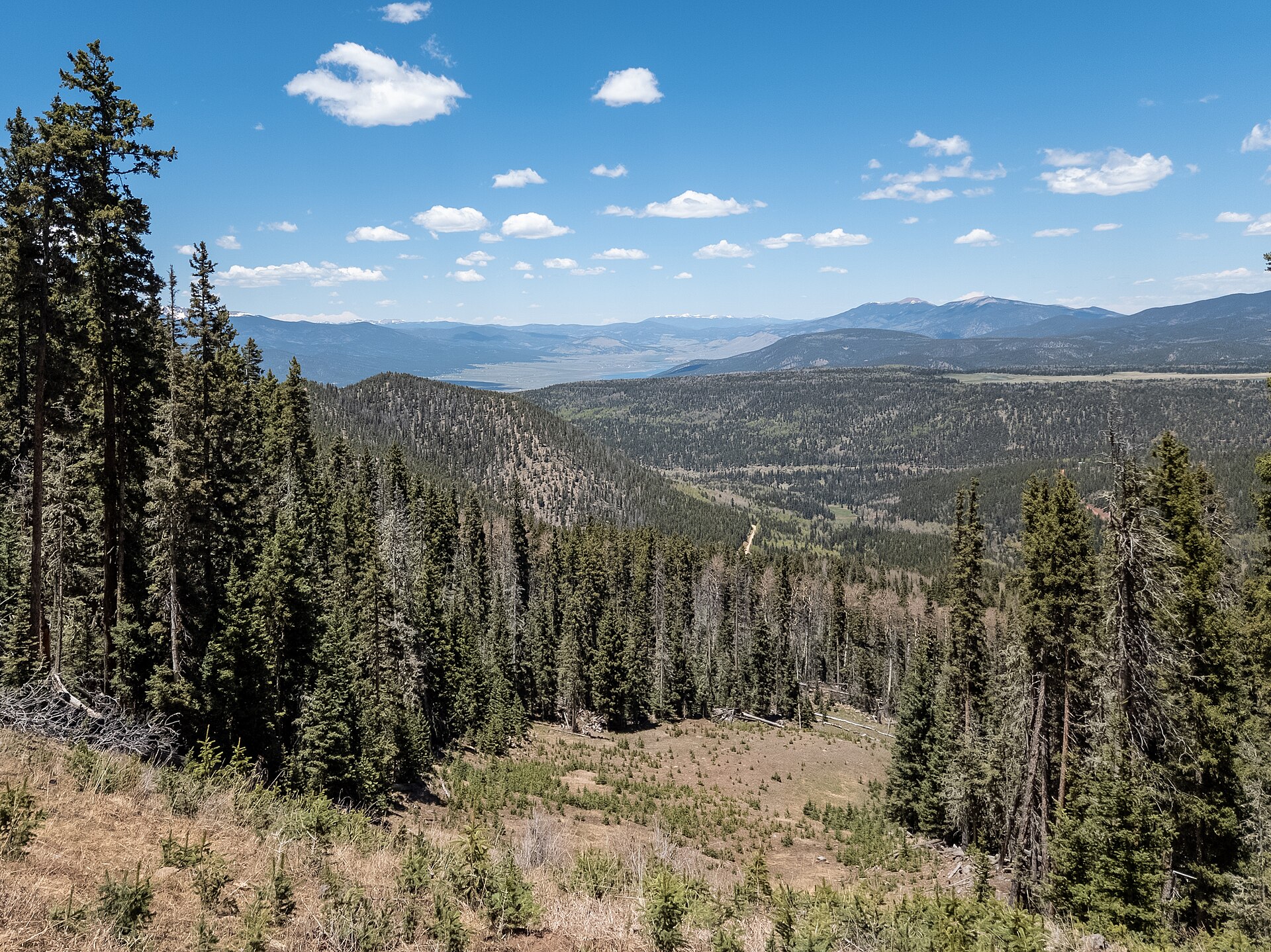 Mountain valley in Angel Fire New Mexico