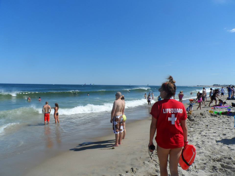 Lifeguard at Hampton Beach New Hampshire